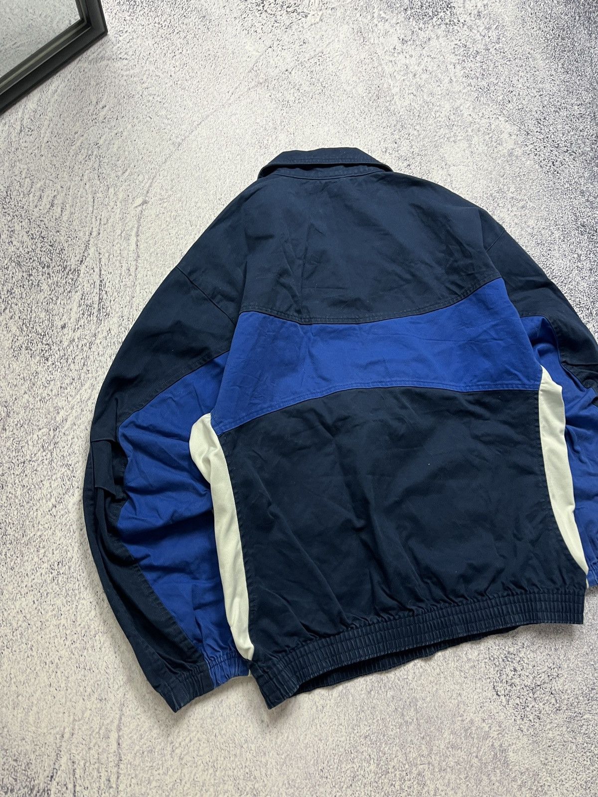Nike × Vintage Nike Vintage Center Swoosh Drill Anorak Cotton Jacket 90’s Size US S / EU 44-46 / 1 - 9 Thumbnail