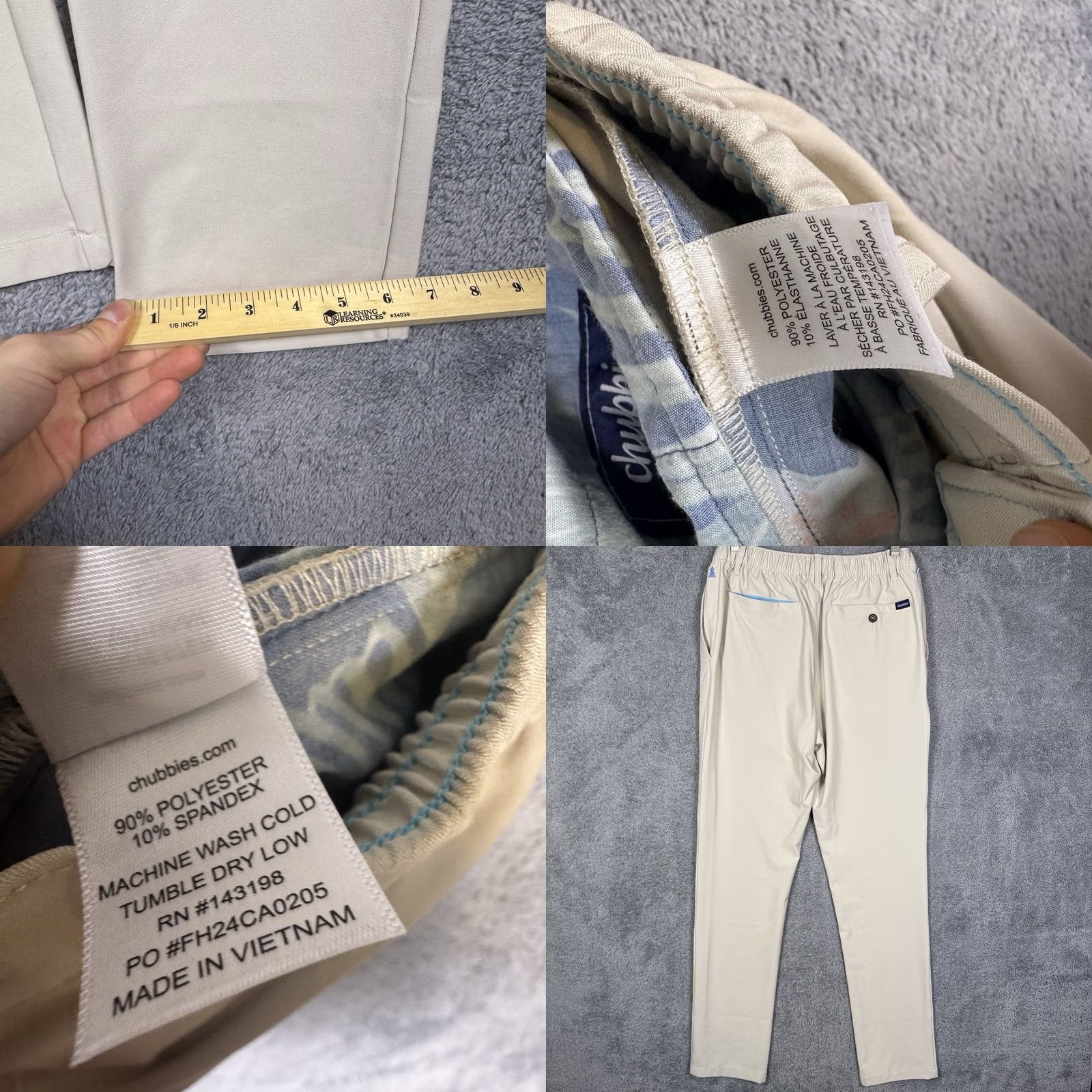 Chubbies Chubbies Everywear Performance Pants Mens S x32 New Avenues Chino Slacks Tech Shirt? Size US 28 / EU 44 - 9 Thumbnail