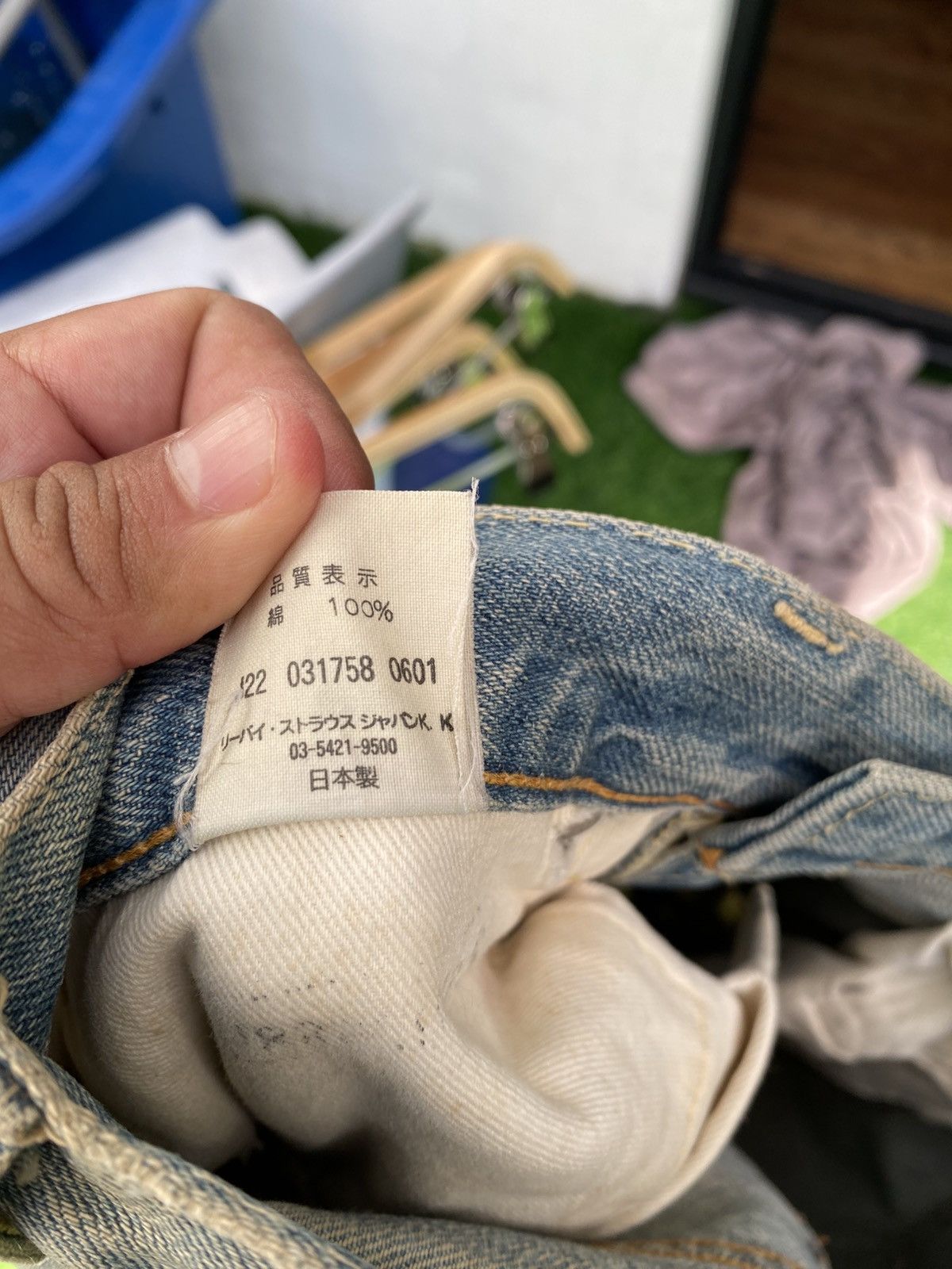 Levi's Vintage Clothing × Vintage W31x32.5 Levi's 501 redline big E denime distressed Size US 31 - 9 Thumbnail