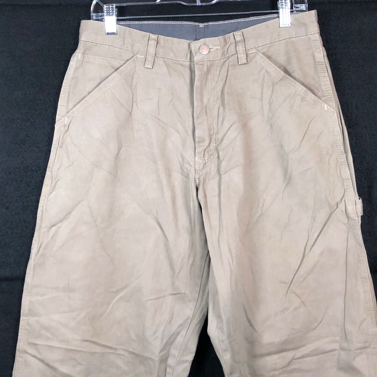 Wrangler Wrangler Originals Mens Pants Brown Straight Leg 100% Cotton Outdoors 30x32 Size US 30 / EU 46 - 2 Thumbnail