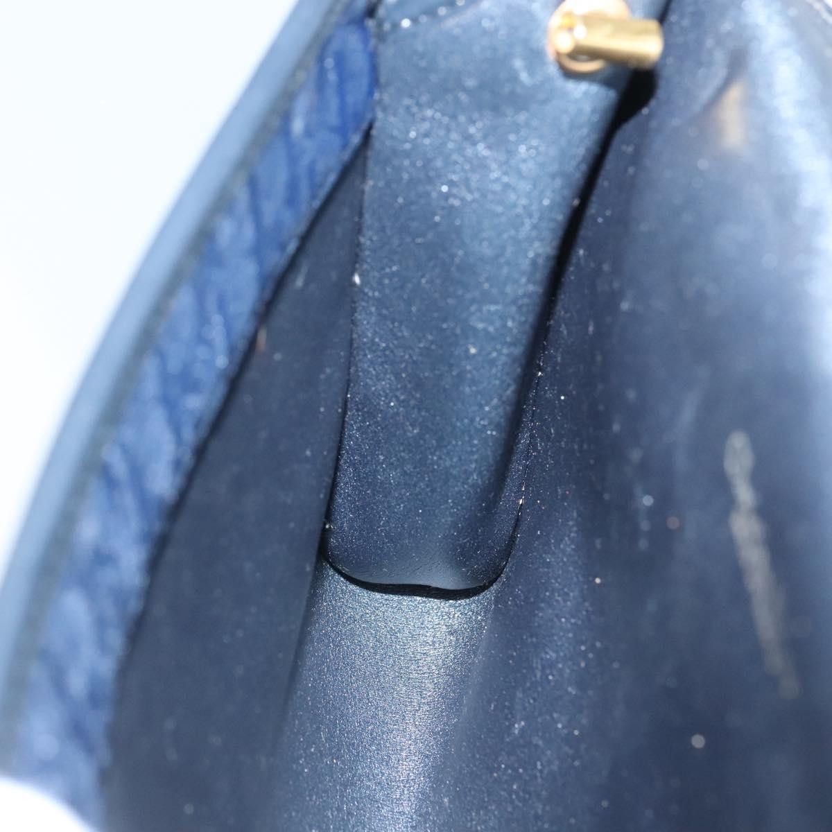 Dior DIOR Trotter Canvas Shoulder Bag Navy Gold Size ONE SIZE - 12 Thumbnail