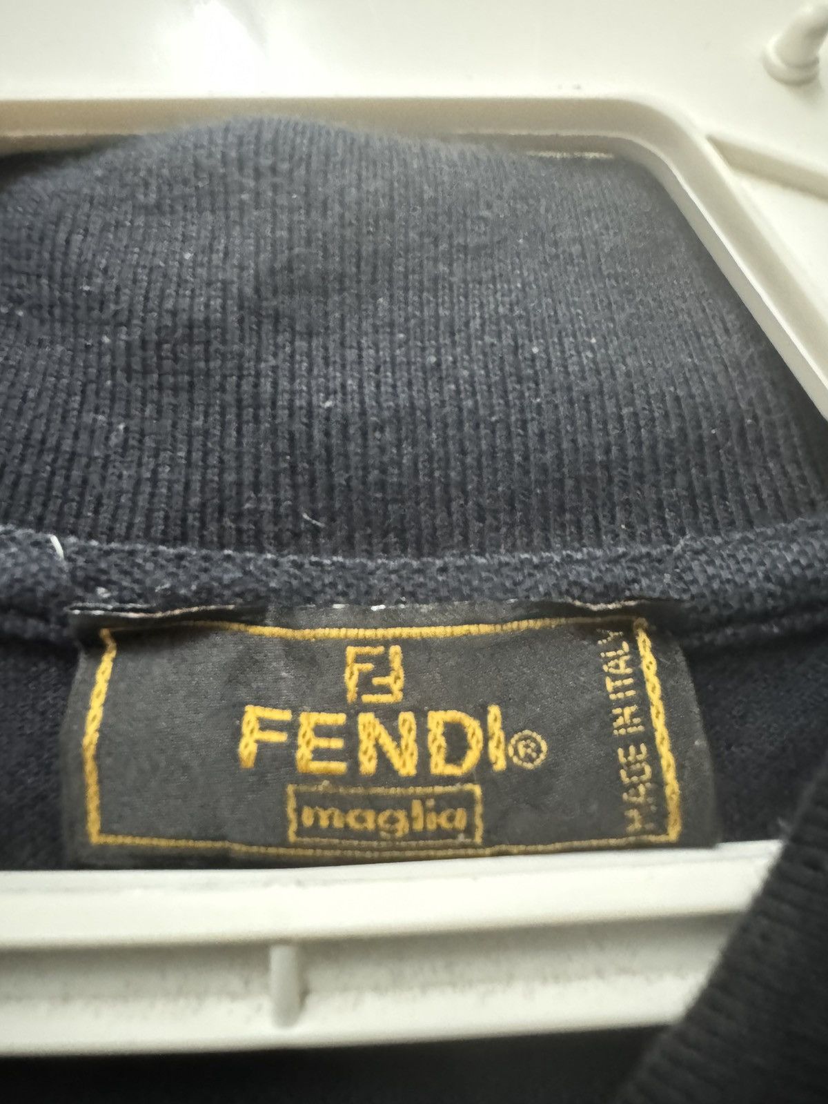 Fendi Fendi Embroidered Logo Polo Shirt Size US M / EU 48-50 / 2 - 4 Thumbnail