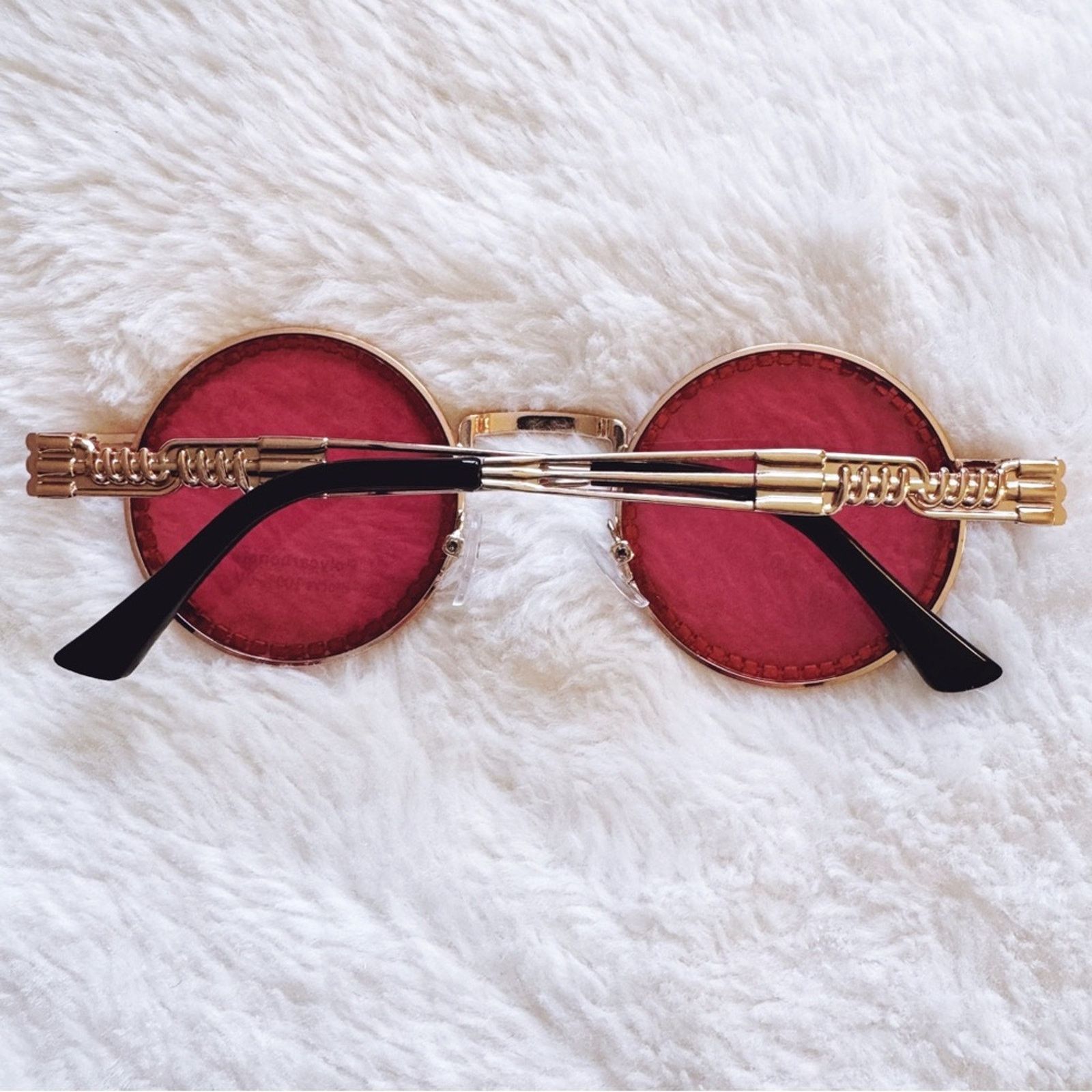 Other Kate Clear Pink Round Sunglasses Size ONE SIZE - 12 Thumbnail