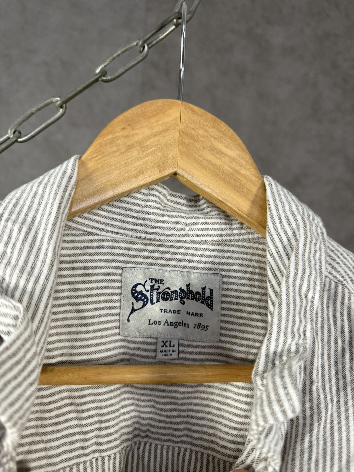 The Stronghold The Stronghold old money striped designer shirt Size US XL / EU 56 / 4 - 3 Thumbnail
