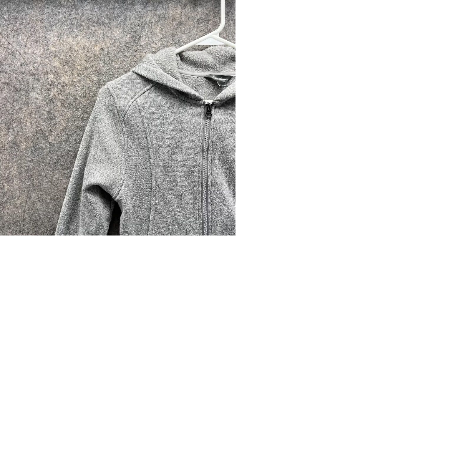 Eddie Bauer VINTAGE Eddie Bauer Sweater Women XS Gray Full Zip Hoodie Jacket Fleece Size XS / US 0-2 / IT 36-38 - 9 Thumbnail