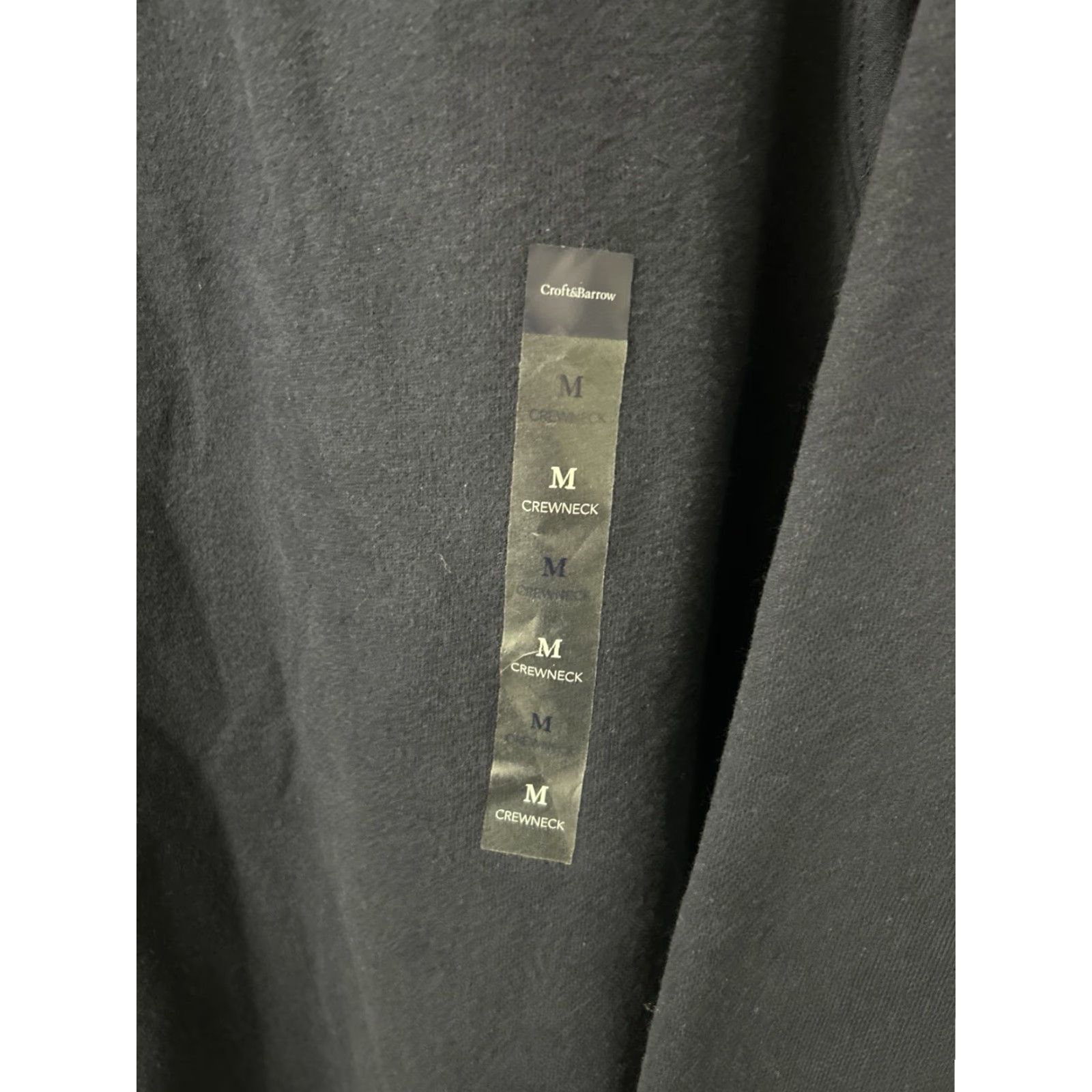 Croft & Barrow Croft & Barrow Crewneck Mens Medium Navy Blue Pullover Sweatshirt L/S NWT Size US M / EU 48-50 / 2 - 5 Thumbnail