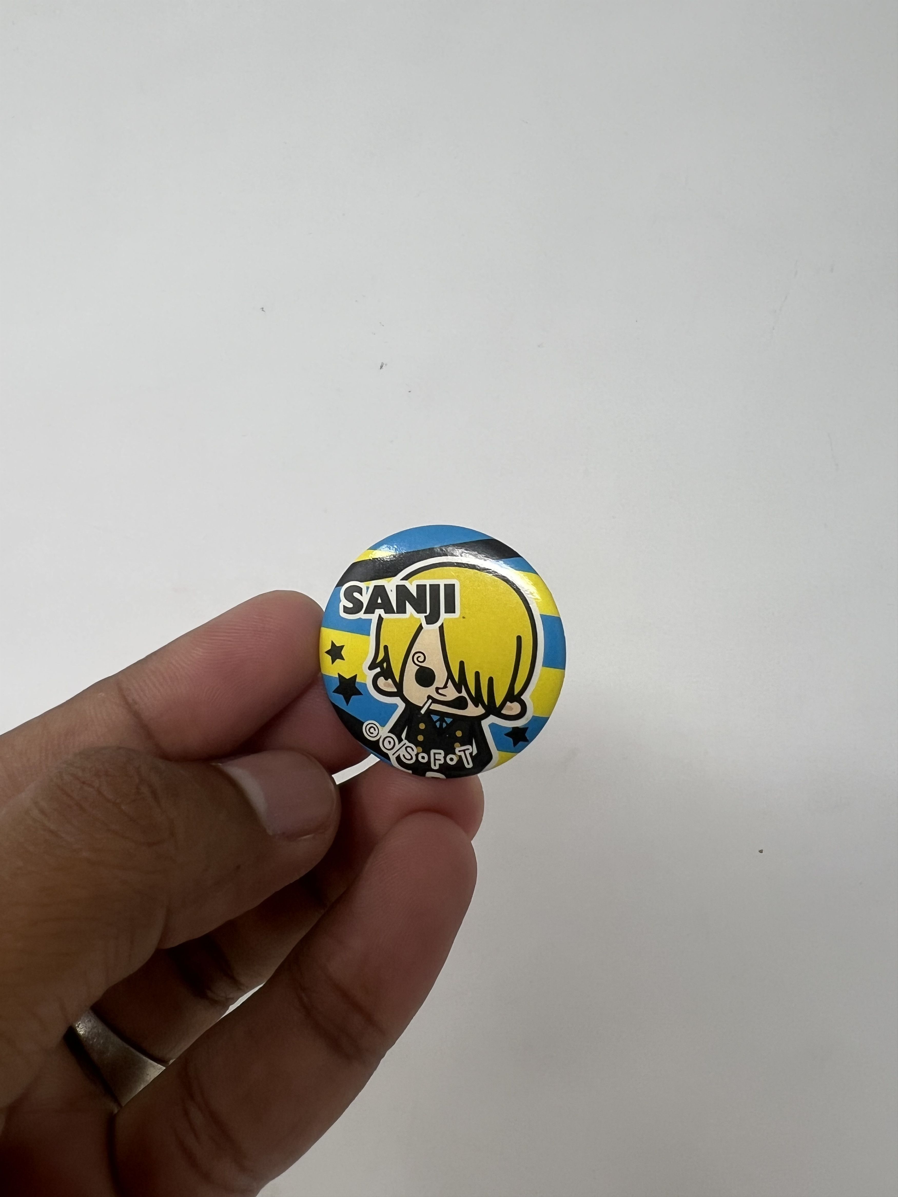 One Piece B-SIDE LABEL One Piece Sanji Badge Size ONE SIZE - 1 Thumbnail