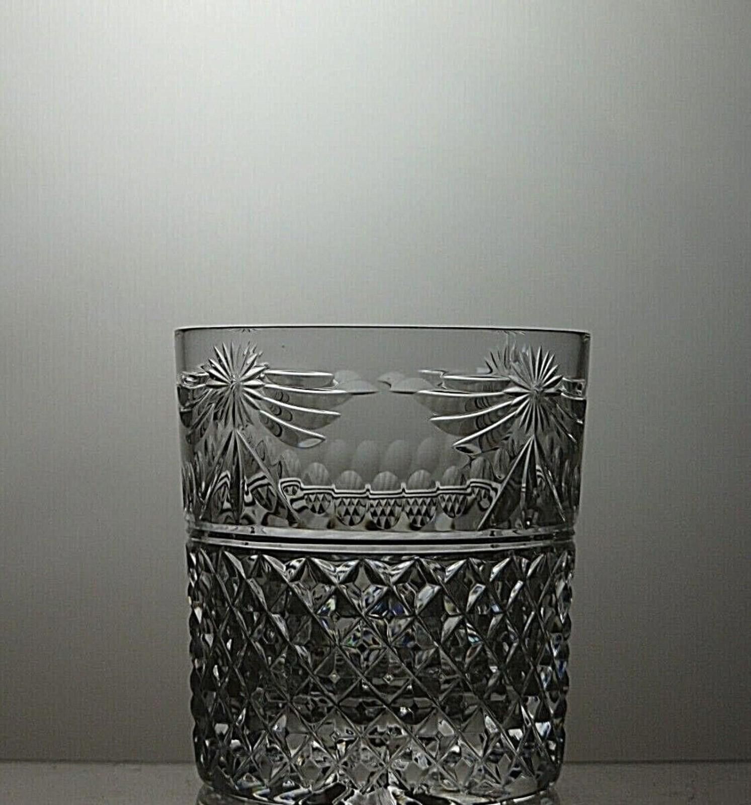 Starter Stuart Crystal Beaconsfield Cut Glass Whisky Tumbler 3 2/3" Size ONE SIZE - 1 Thumbnail