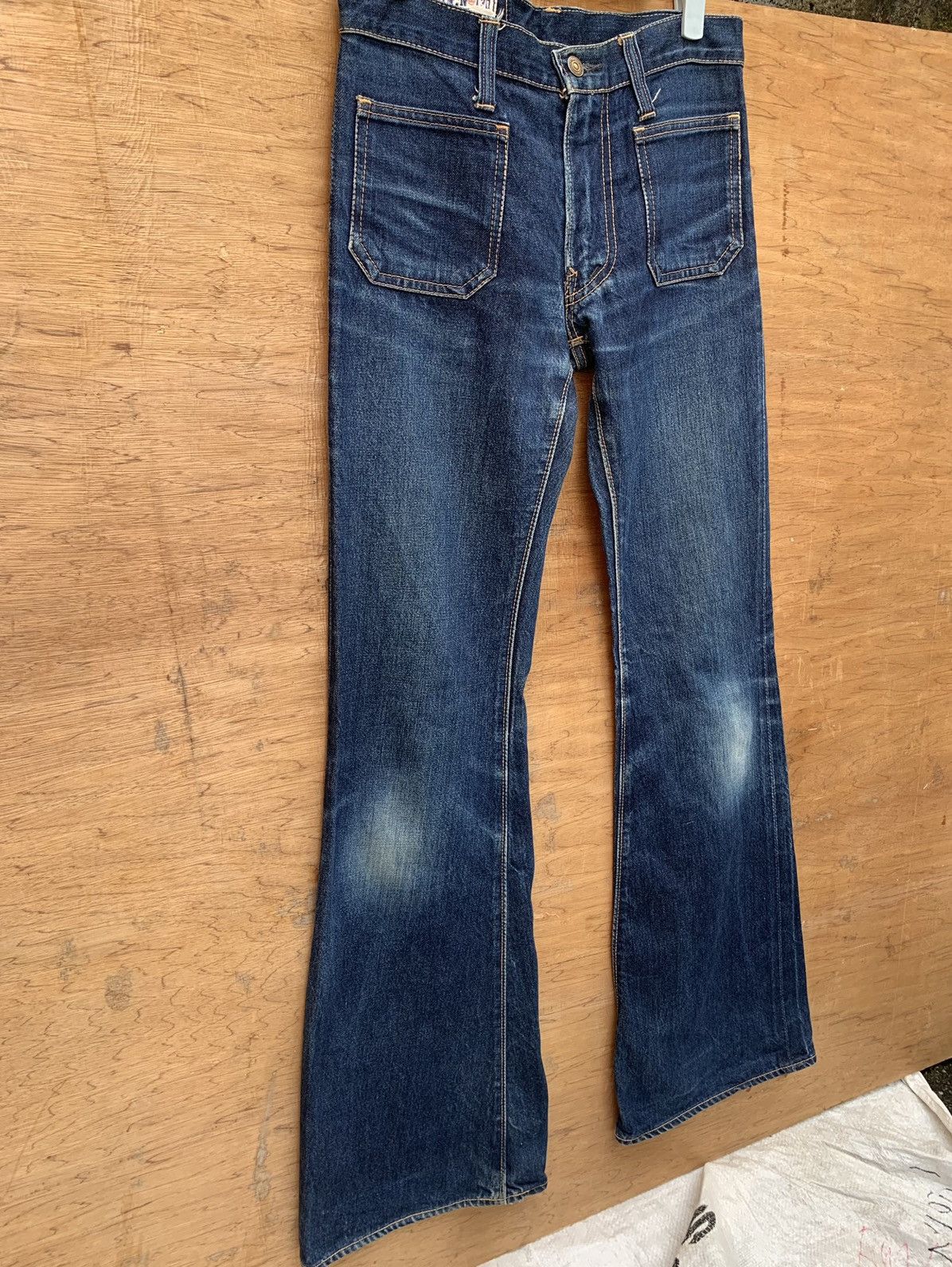 Edwin × Vintage Vintage Edwin Super Flare Bush Pant Bell Bottom Denim Size US 28 / EU 44 - 3 Thumbnail