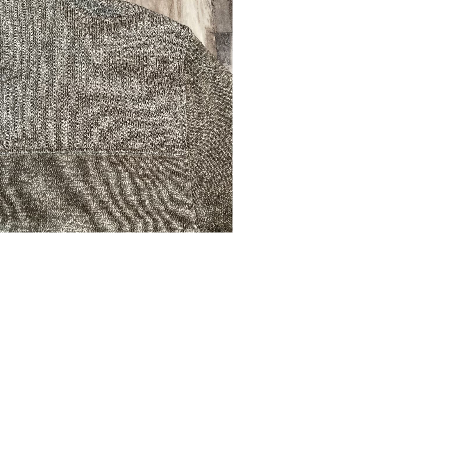 Van Heusen VAN HUESEN Mens 1/4 Zip knit Sweater Long Sleeve Pullover Olive green LARGE Size US L / EU 52-54 / 3 - 9 Thumbnail