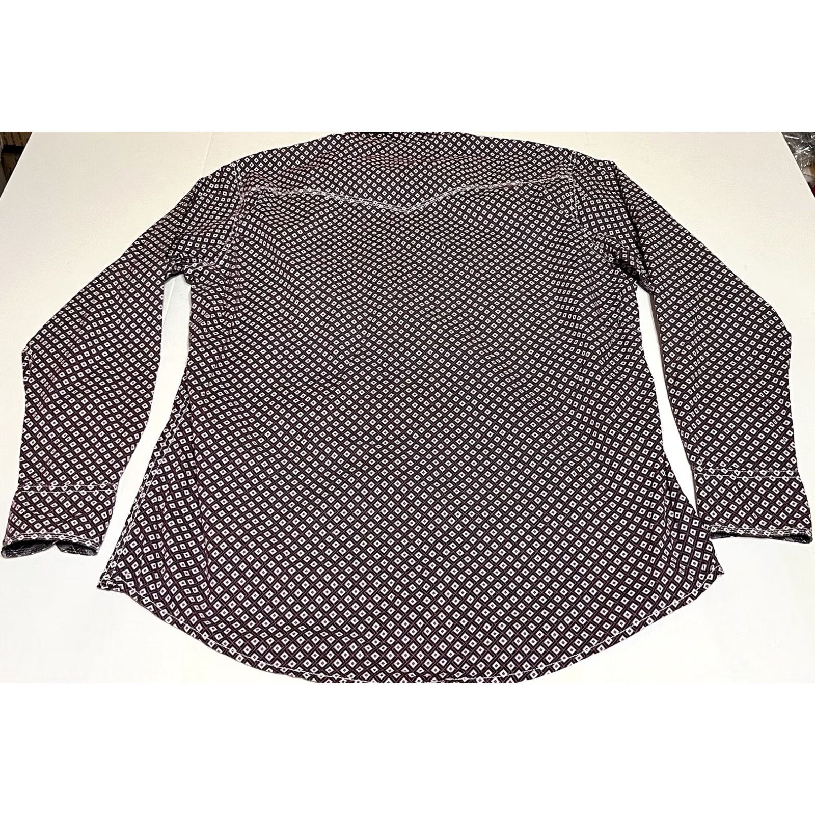 Wrangler Wrangler 20X Competition Men’s Shirt XL Long Sleeve Pearl Snap Western Purple Size US XL / EU 56 / 4 - 3 Thumbnail