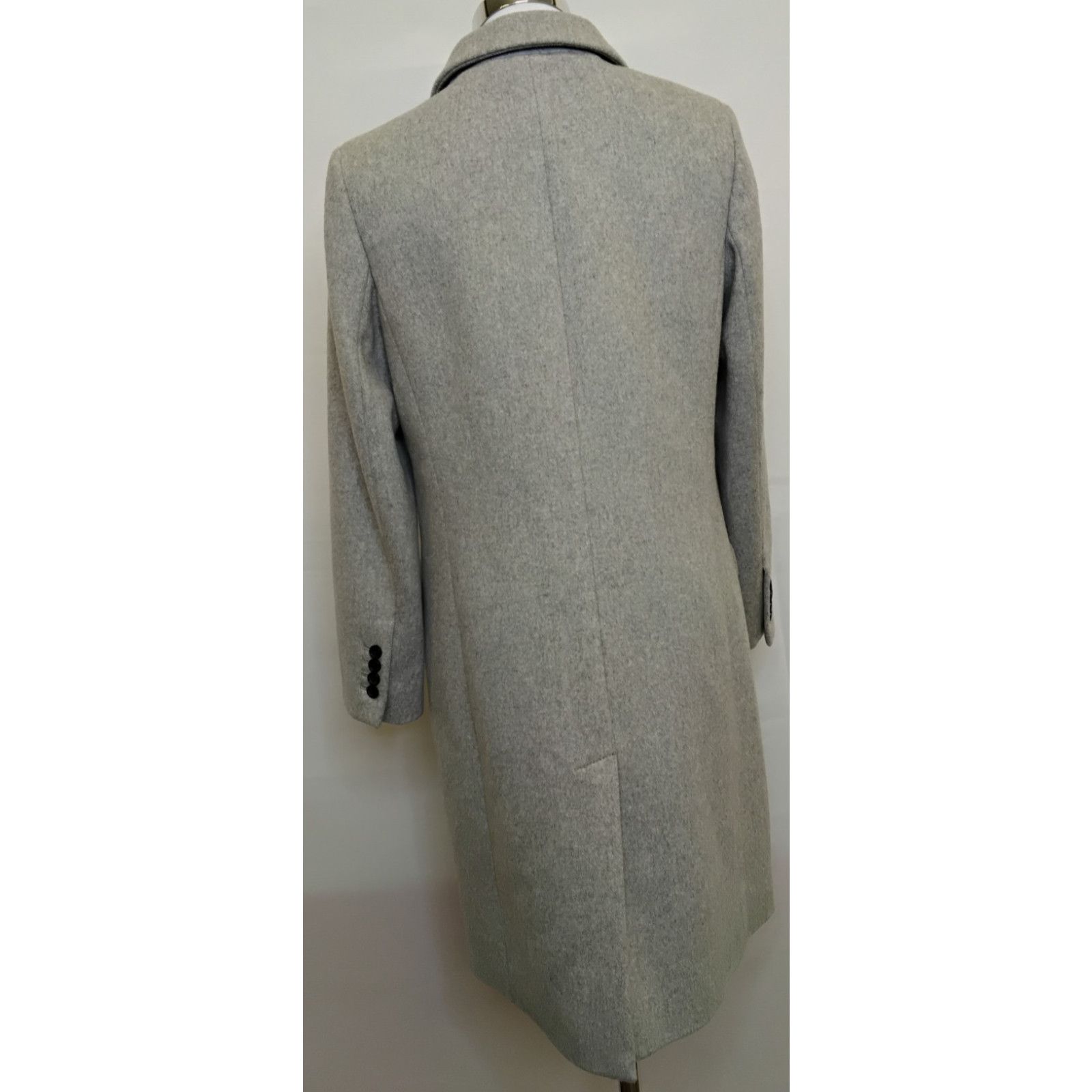 J.Crew J. Crew Wool Pea Coat By Nello Gori Women's 6 Gray Wool Size M / US 6-8 / IT 42-44 - 3 Thumbnail