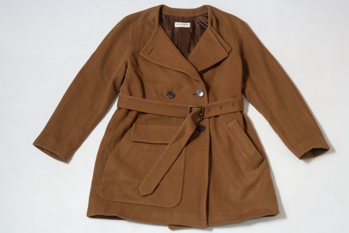 Dries Van Noten Dries Van Noten Heavy Wool Coat Size M / US 6-8 / IT 42-44 - 1 Thumbnail
