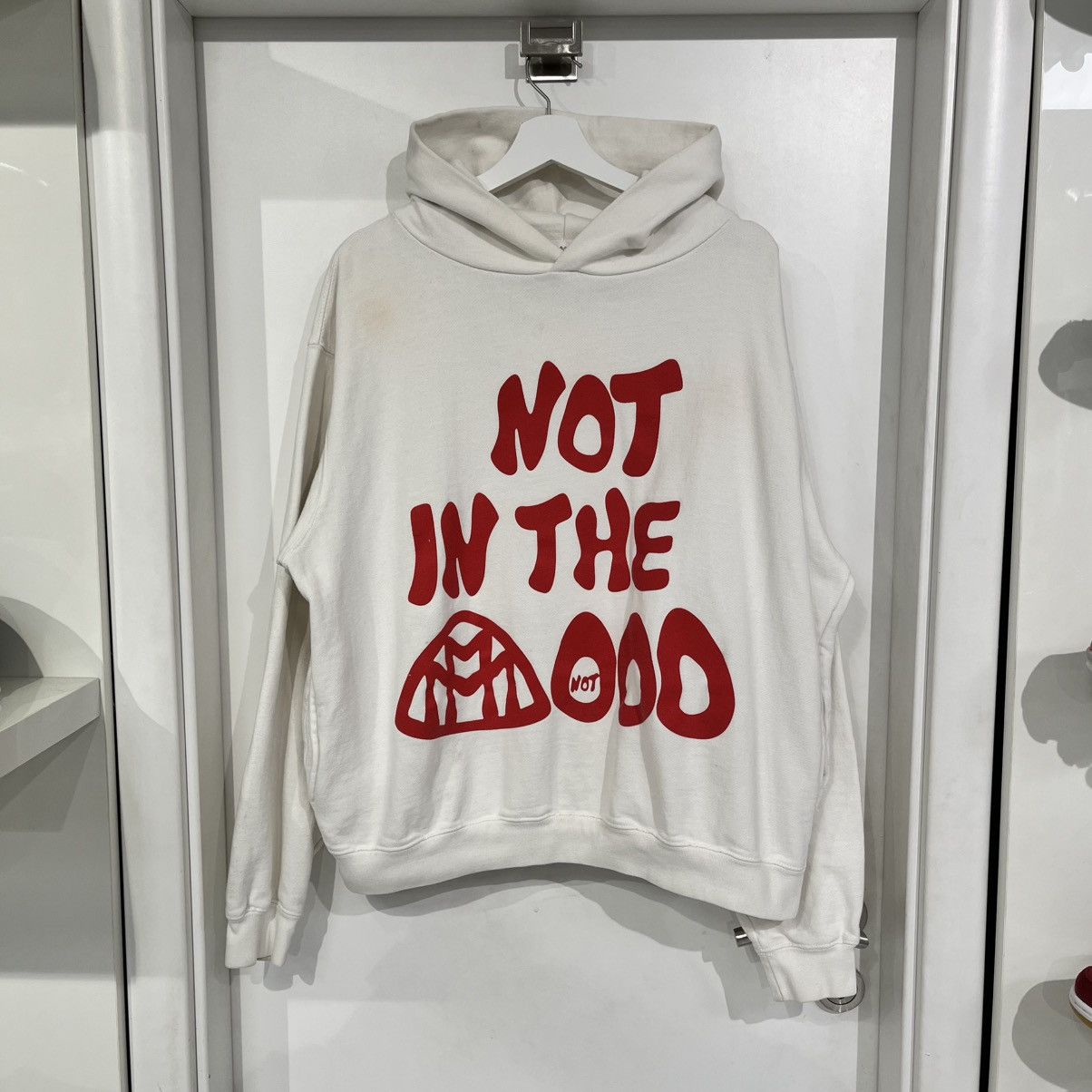 Mood Swings Not In The Mood Hoodie White