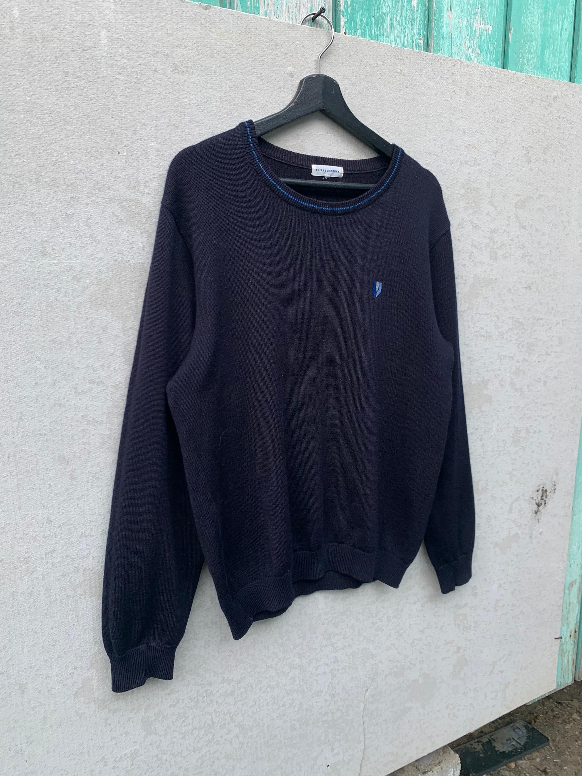 CABANE de ZUCCa Vintage Akira E Onobuka Navy Sweashirt Size US M / EU 48-50 / 2 - 3 Thumbnail