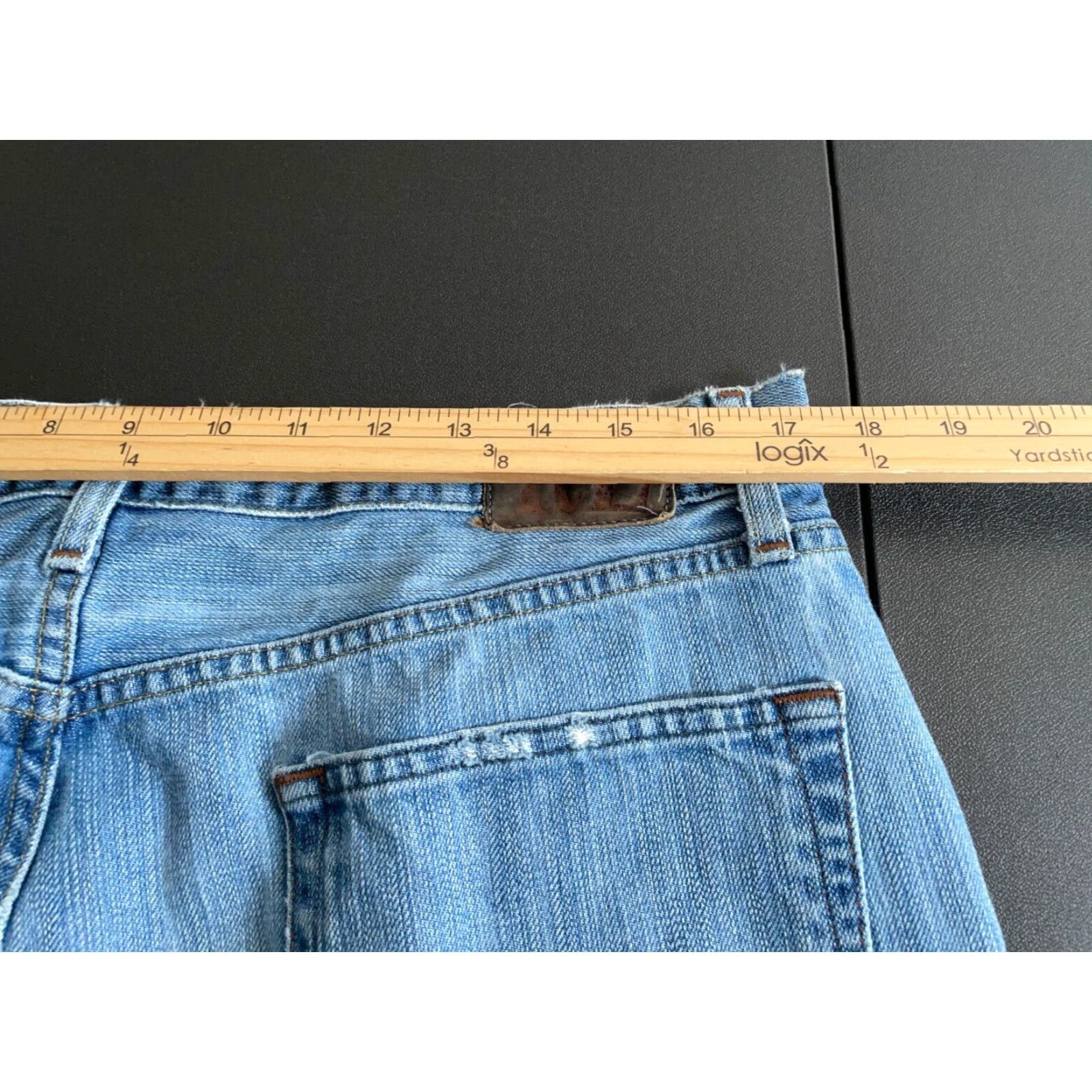 Polo Ralph Lauren VTG Polo Ralph Lauren Ashmore Straight Leg Jeans Men's 34 x 30 Blue Frayed Denim Size US S / EU 44-46 / 1 - 6 Thumbnail