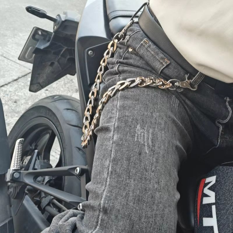 Japanese Brand Cuba Chain Hip Hop Luxury Accessories Waist Pant Size ONE SIZE - 6 Thumbnail