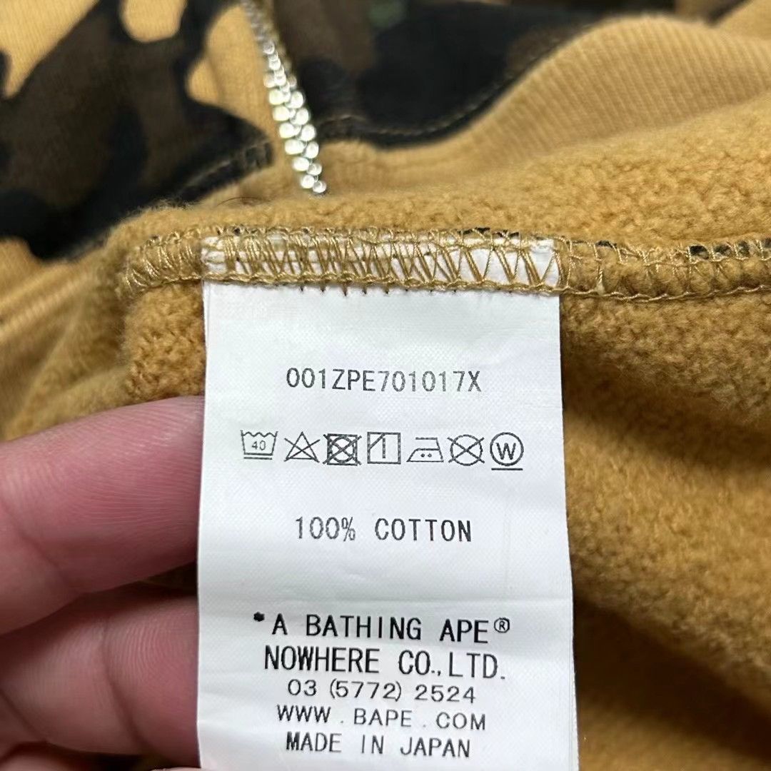 Bape COLOR CAMO SHARK FULL ZIP HOODIE Size US XL / EU 56 / 4 - 4 Thumbnail