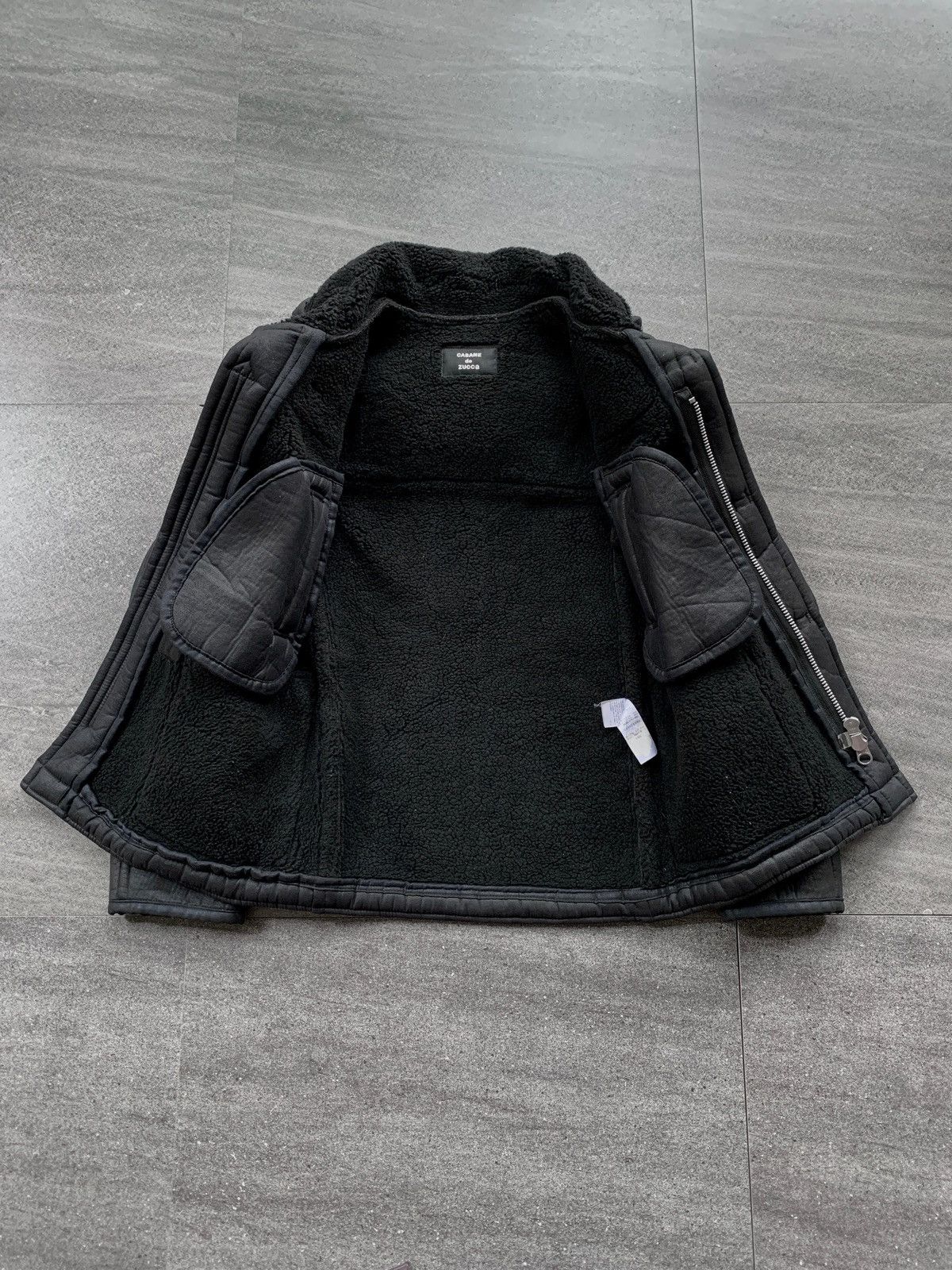 Issey Miyake FREE TAX! Cabane de Zucca PU Leather Sherpa Jacket Size US S / EU 44-46 / 1 - 7 Thumbnail