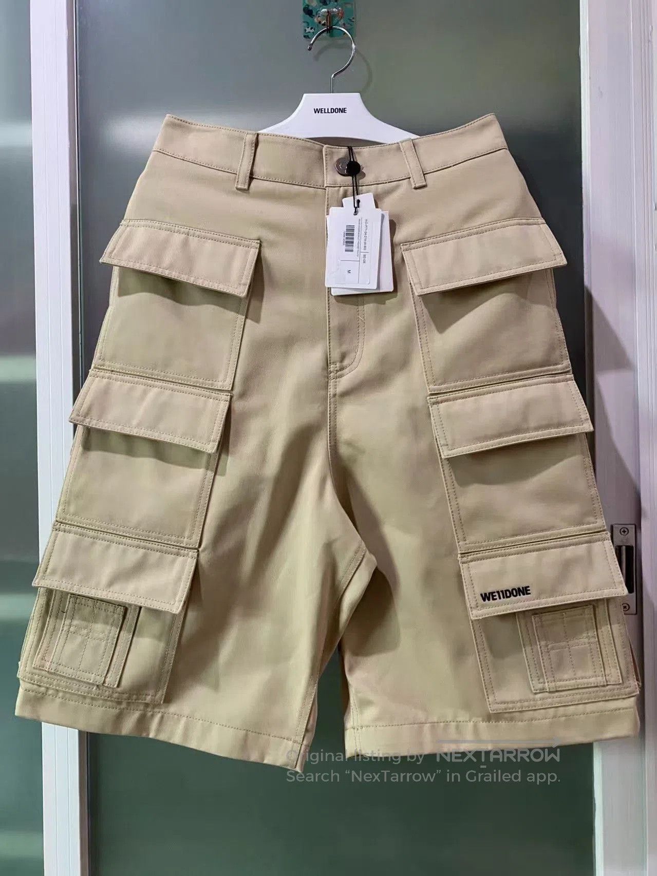WE11DONE we11done Multi-Pocket Cargo Shorts. Size US 26 / EU 42 - 1 Thumbnail