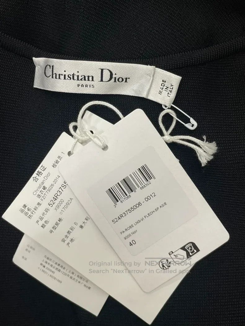 Dior Dior 25 black needle embroidered strap sleeveless knitted Size S / US 4 / IT 40 - 4 Thumbnail