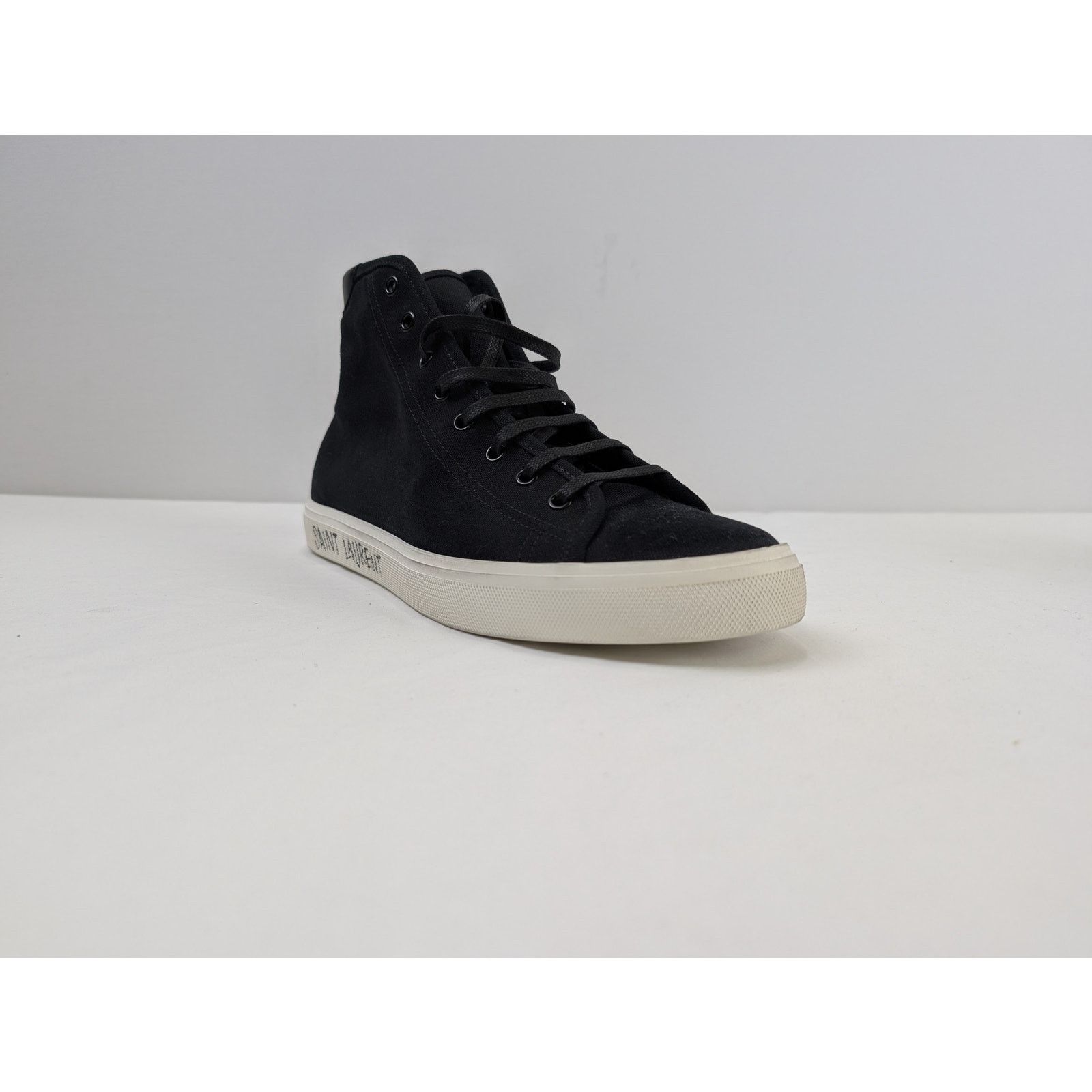 Saint Laurent Paris o1rshd1 High Top Sneakers in Black 44 Size US 11 / EU 44 - 2 Thumbnail
