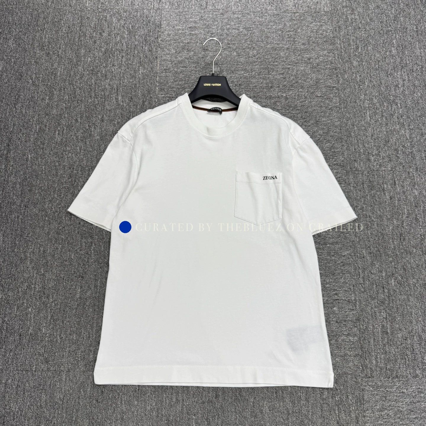 Ermenegildo Zegna Minimalist White Pocket Tee in Size M Size US M / EU 48-50 / 2 - 1 Thumbnail