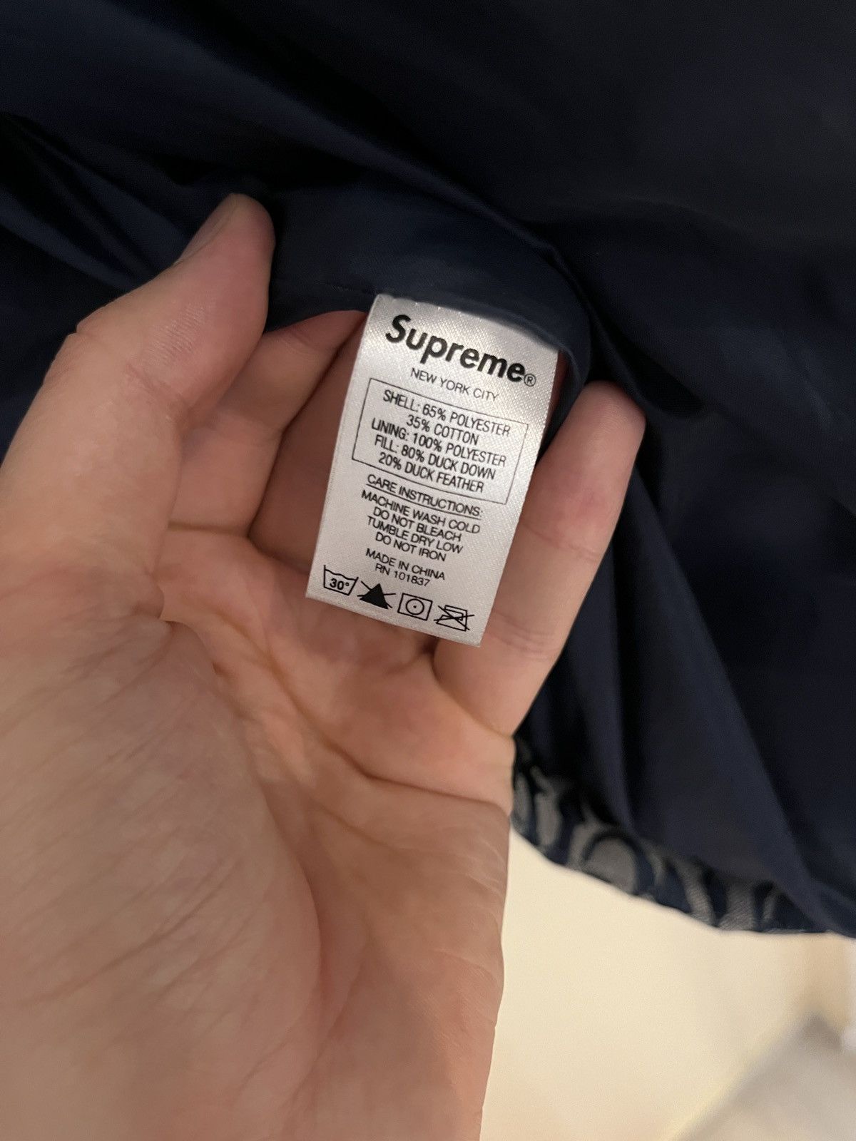 Supreme Supreme jacquard puffer jacket Size US L / EU 52-54 / 3 - 4 Thumbnail