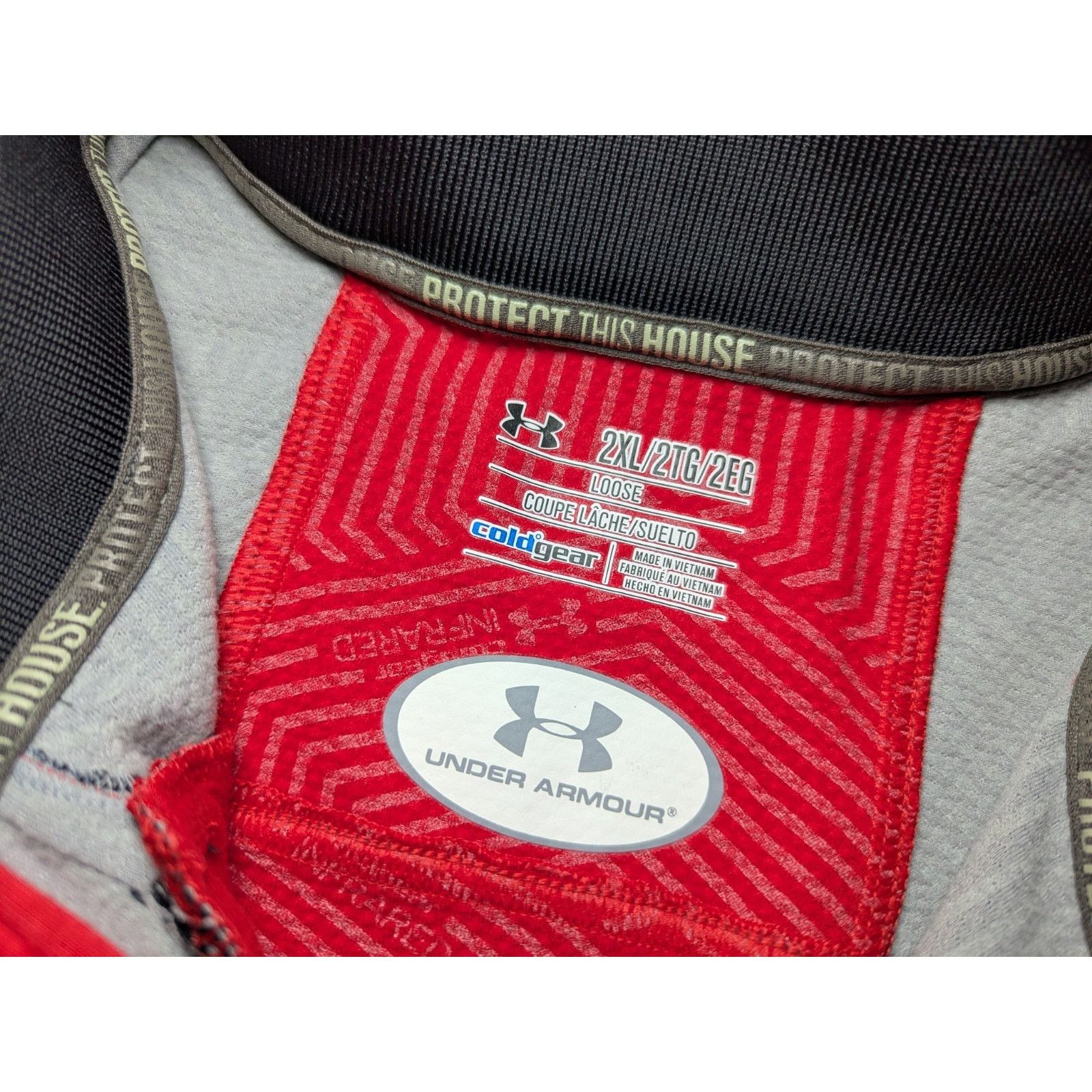 Under Armour Under Armour Men's XXL Utah Utes Jacket ColdGear Zip Jacket Size US XXL / EU 58 / 5 - 5 Thumbnail