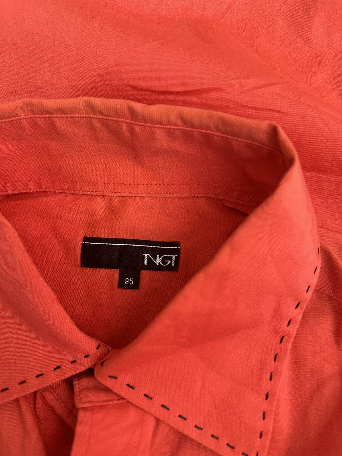 Japanese Brand Japanese Slimfit Button Up Shirt Raf Simons Style Size US M / EU 48-50 / 2 - 10 Thumbnail