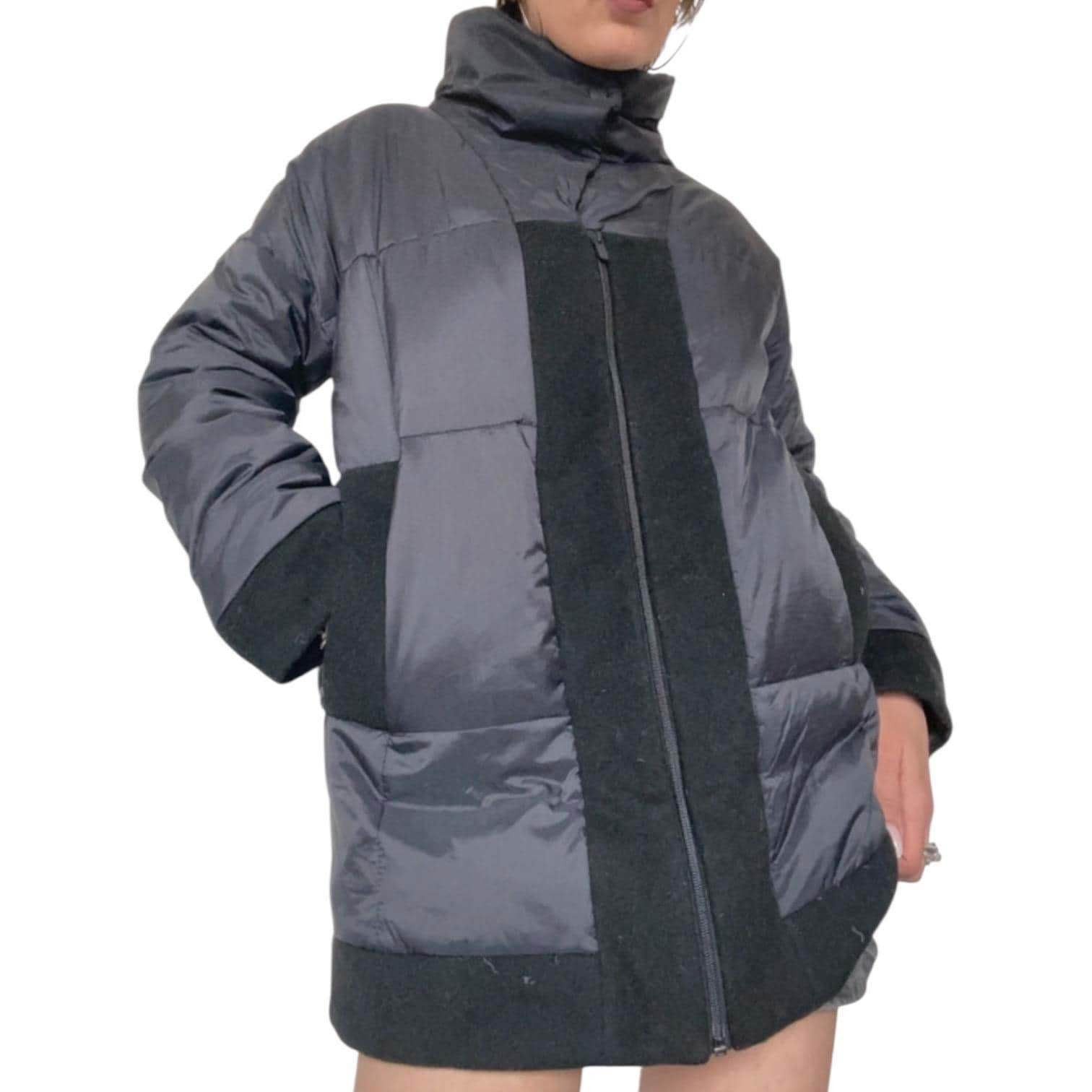 Cop Copine The Cop Copine Wool Detailed Puffer Jacket Size ONE SIZE - 5 Thumbnail
