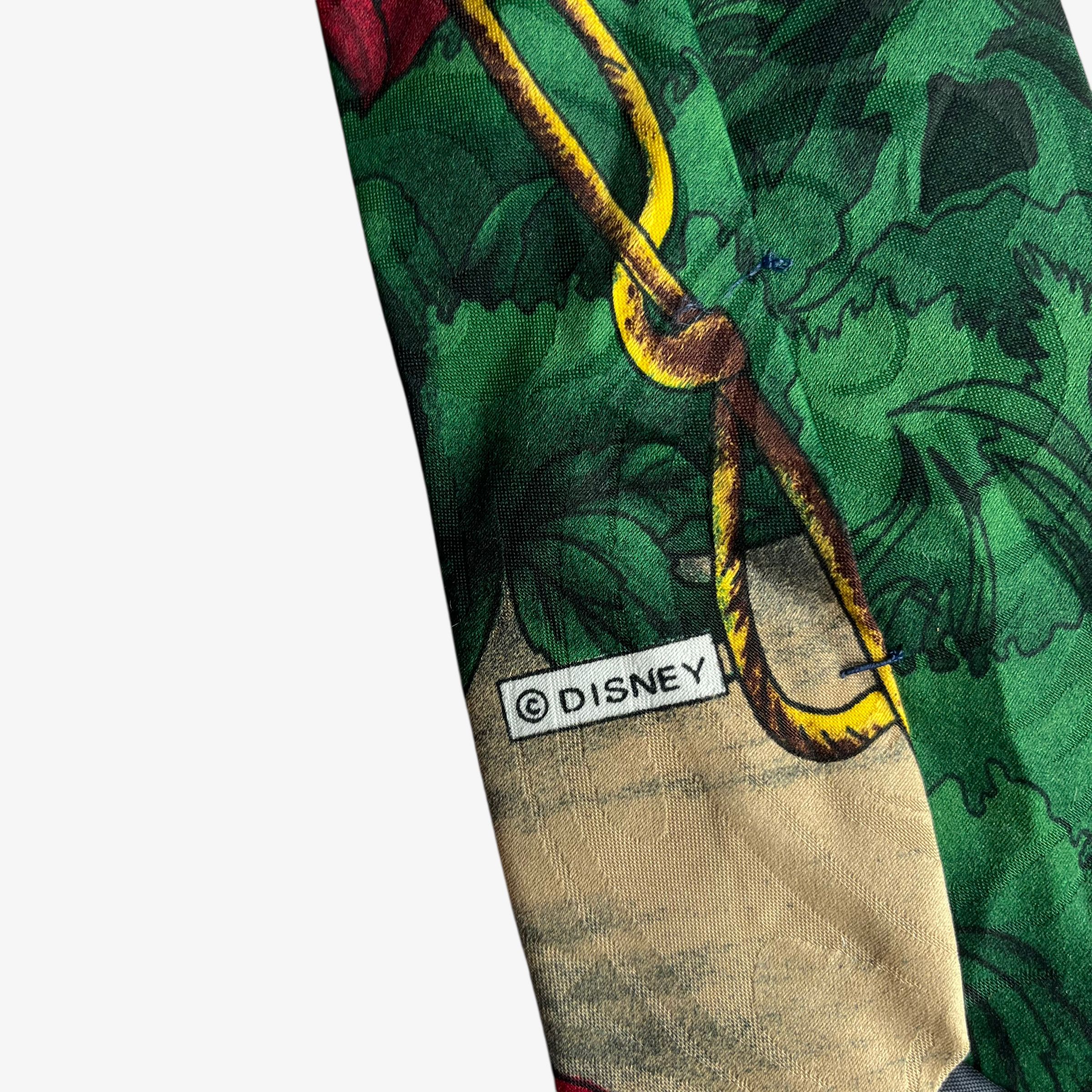 Disney Vintage 90s Disney Mickey Mouse Tropical Jungle Print Tie Size ONE SIZE - 2 Thumbnail