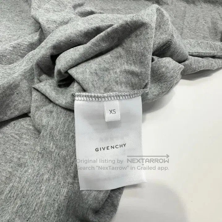 Givenchy GIVENCHY Men's Gray Loose Crew Neck Short-Sleeve T-Shirt. Size US XS / EU 42 / 0 - 4 Thumbnail