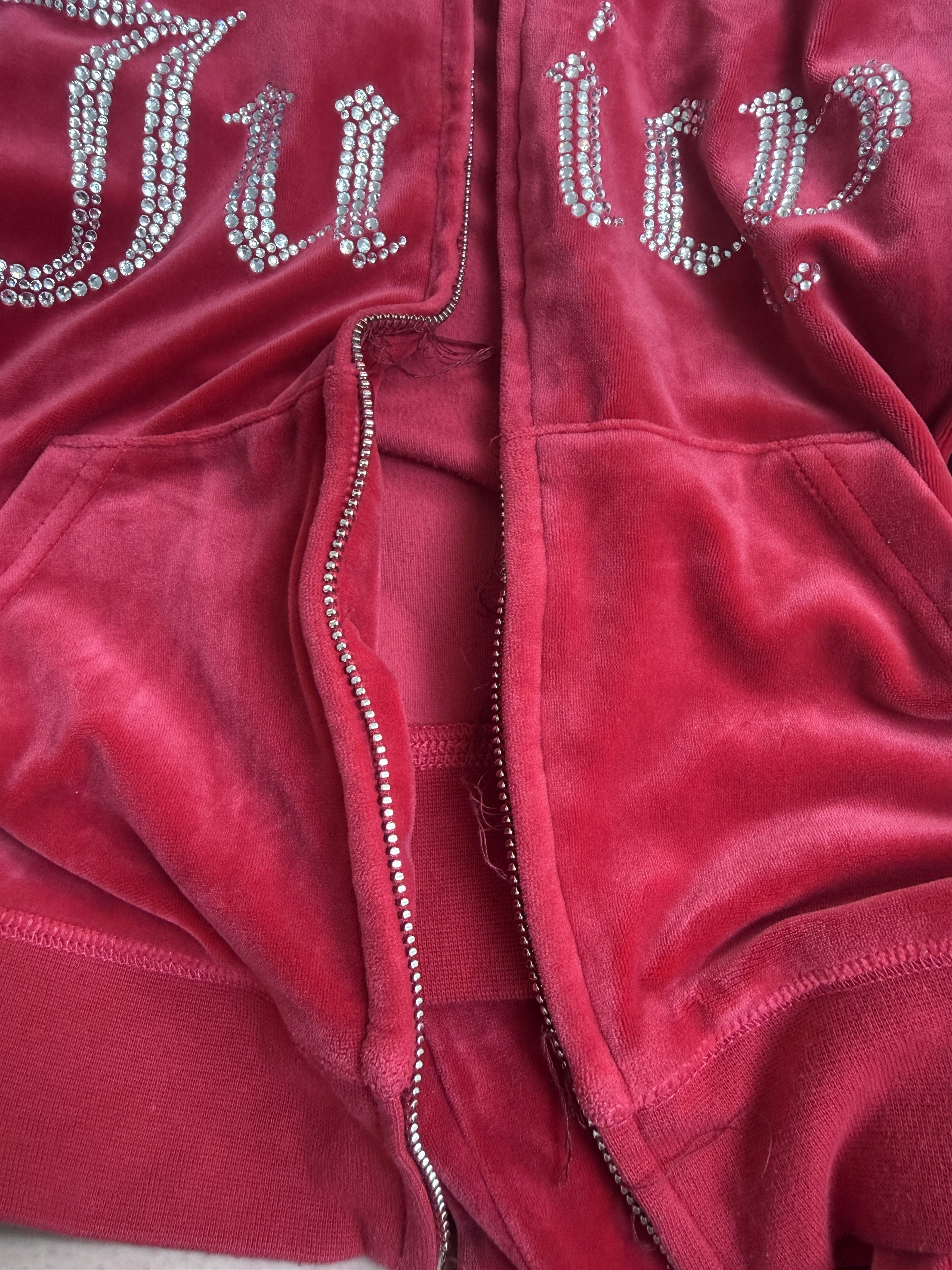 Juicy Couture Juicy Couture big logo zip-up hoodie y2k 00s avant garde Size XXS / US 00 / IT 34 - 6 Thumbnail