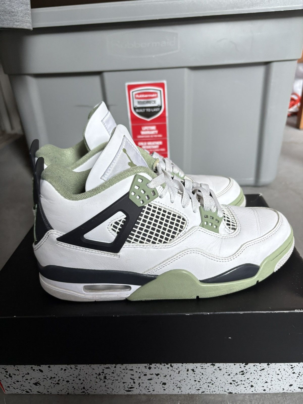 Nike Jordan 4 Seafoam Size US 8 / EU 41 - 6 Thumbnail