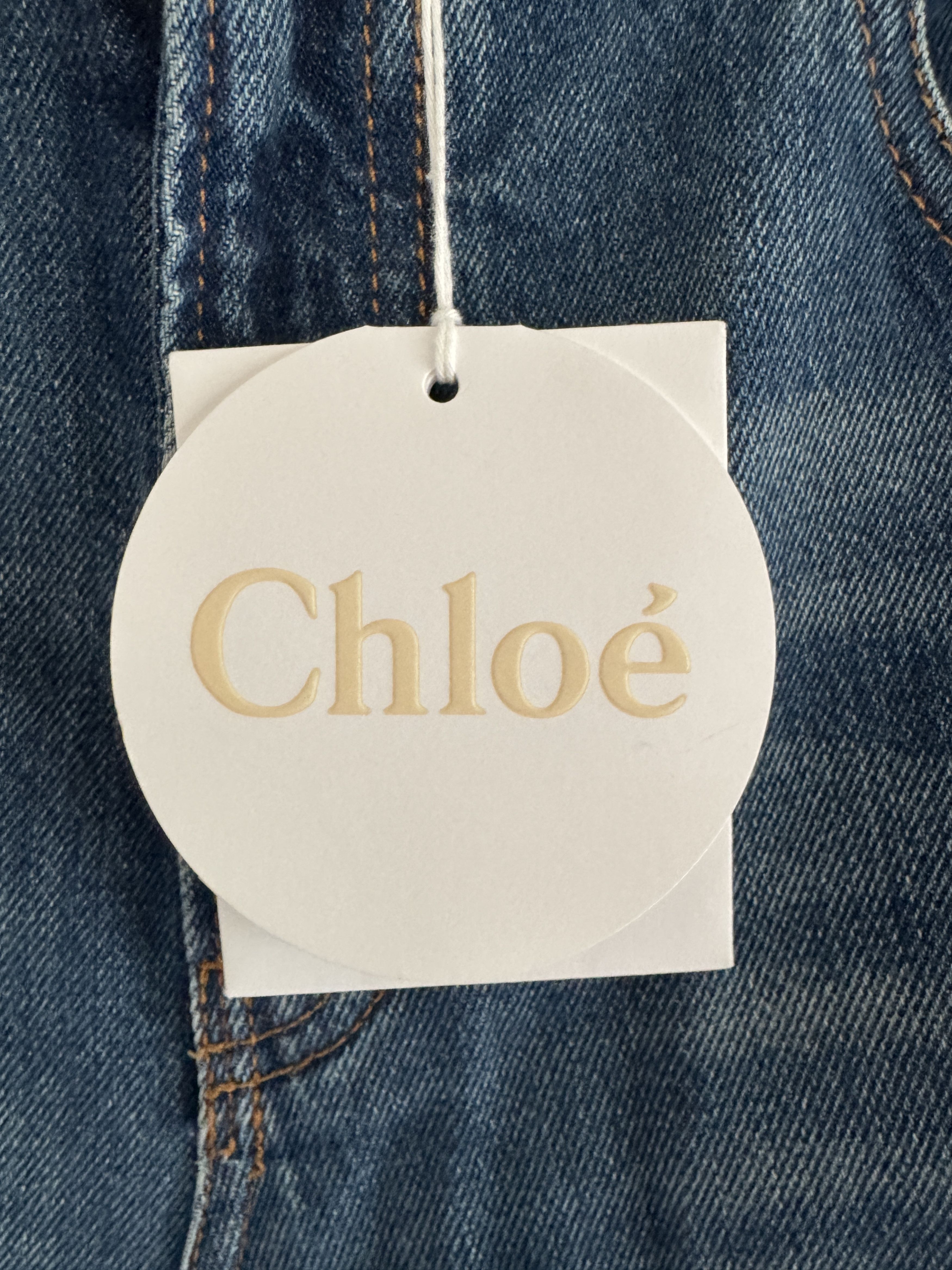 Chloe Blue Denim Skirt – Size 42 Size 30" / US 8 / IT 44 - 8 Thumbnail