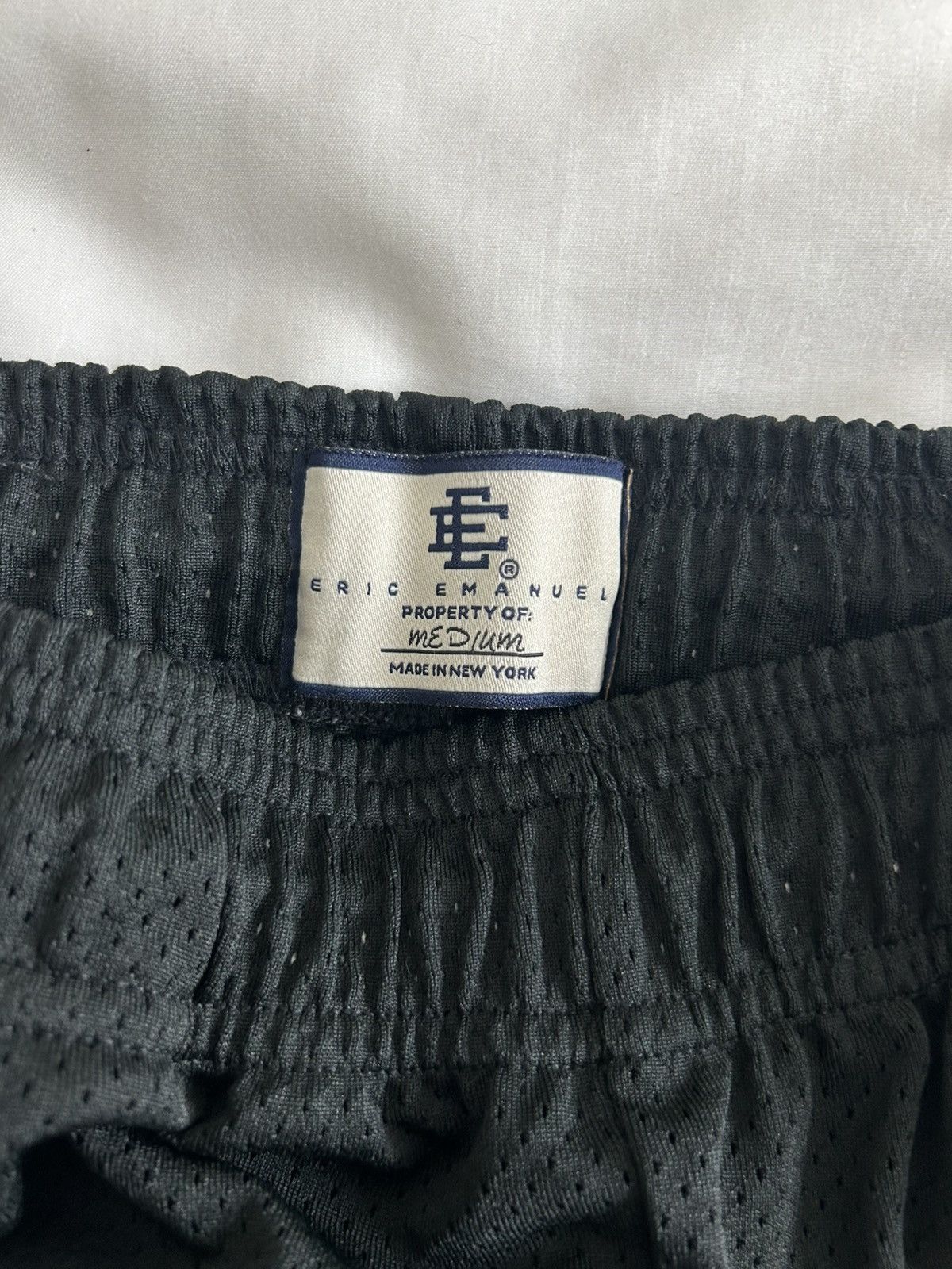 Eric Emanuel Eric Emanuel Basic Shorts EE Black Antique White Medium Size US 31 - 8 Thumbnail