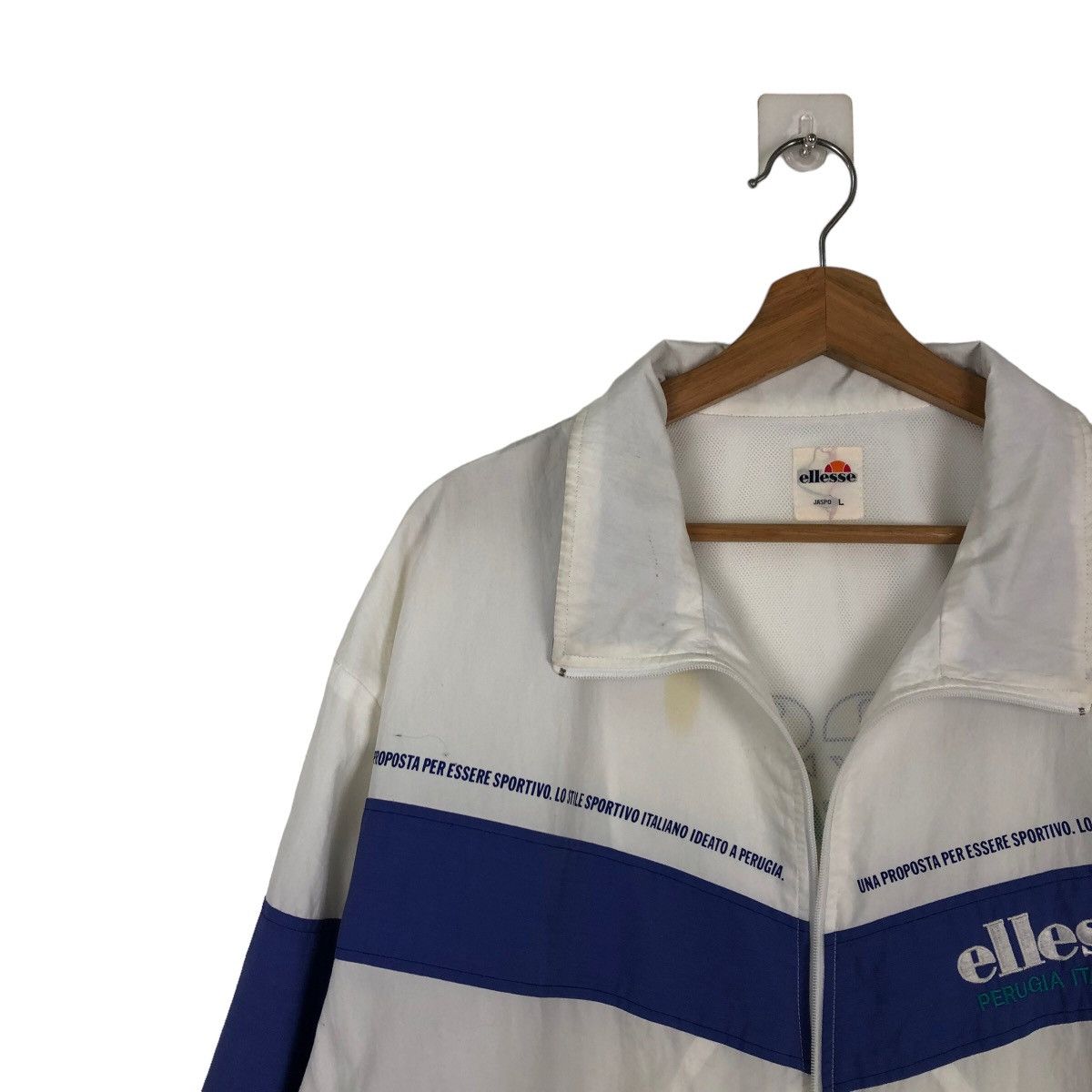 Japanese Brand 🔥90’s VINTAGE BOMBER JACKET ELLESSE BIG LOGO STREETWEAR Size US L / EU 52-54 / 3 - 6 Thumbnail
