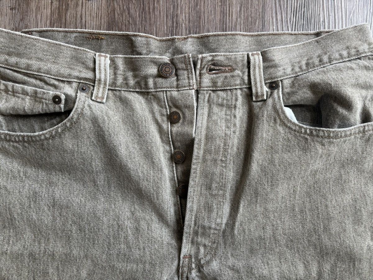 Levi's Vintage Moss Green 501 Chopped Size US 32 / EU 48 - 2 Thumbnail