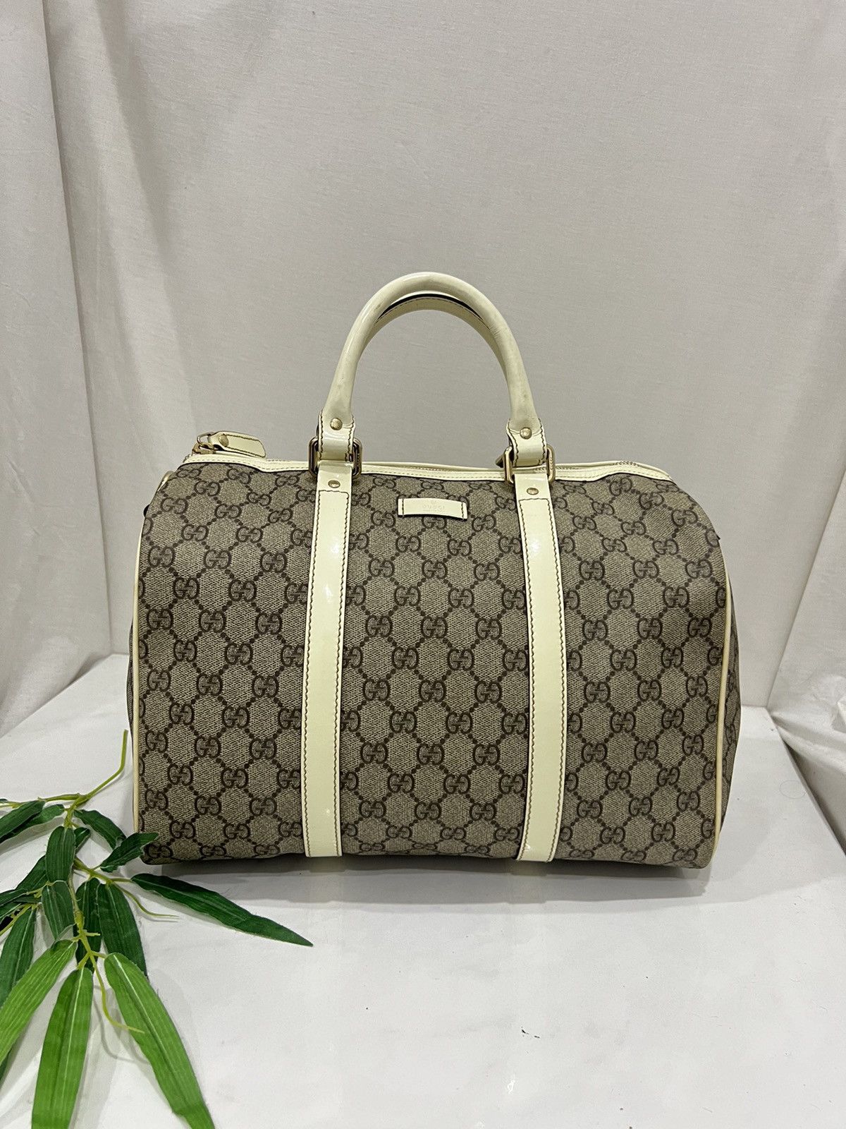 Gucci Authentic Gucci Joy Boston Bag GG Coated Canvas Medium Size ONE SIZE - 2 Thumbnail