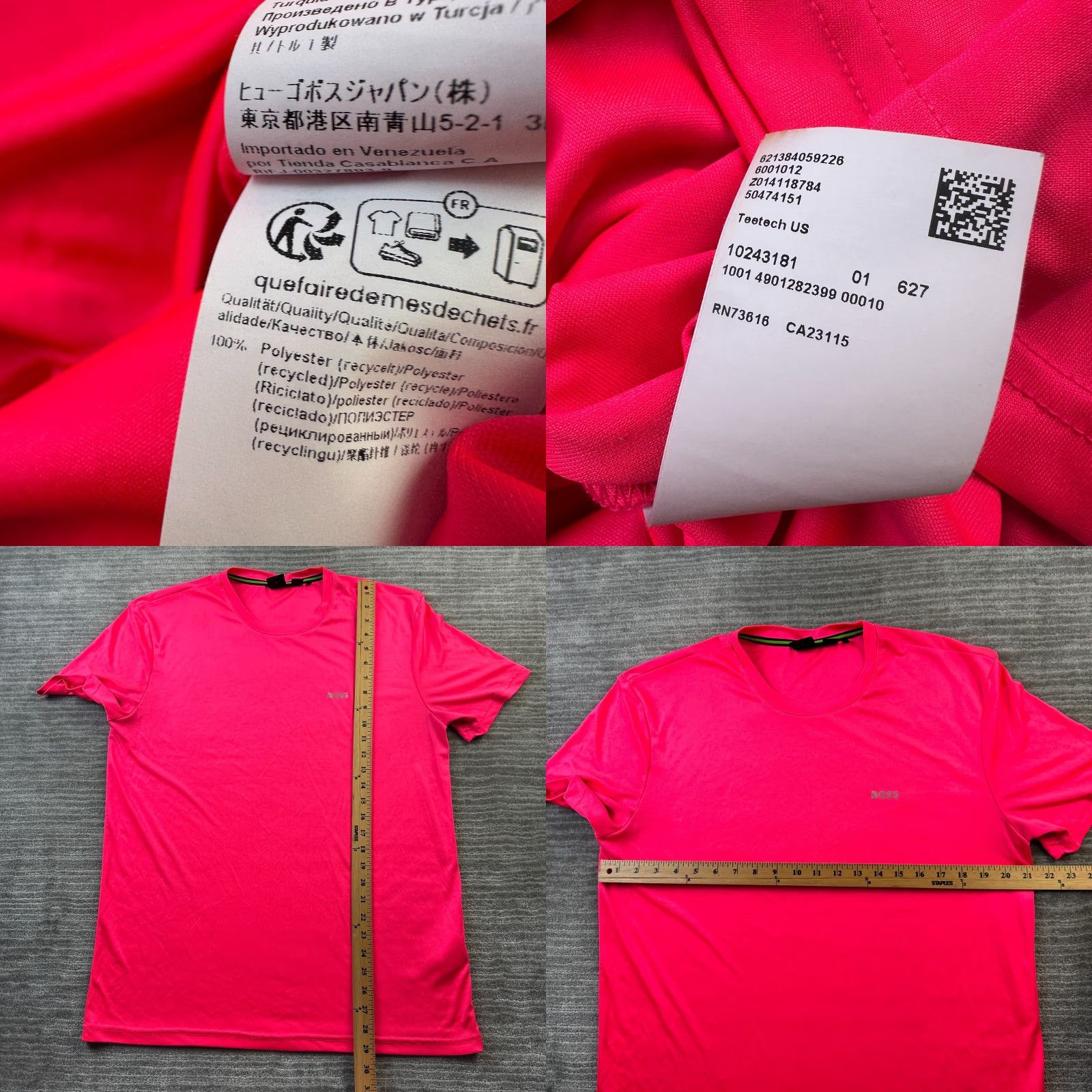 Hugo Boss **HUGO BOSS Pink Pullover Short Sleeve T-Shirt Mens XL** User: **HUGO BOSS Pink Pullover Short Sleeve T-Shirt Mens XL** Size US XL / EU 56 / 4 - 8 Thumbnail