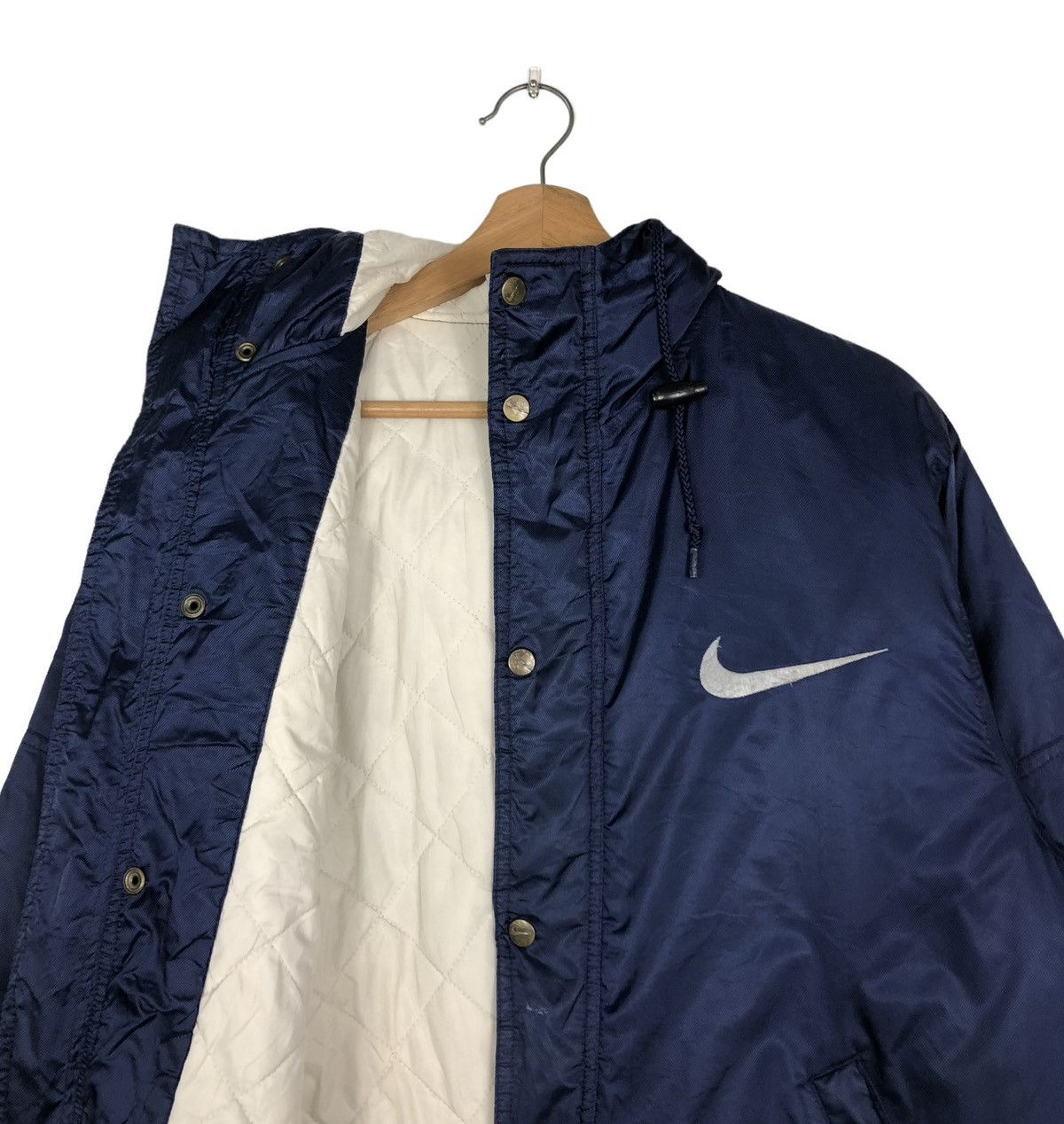 Nike 🔥MEDIUM KIDS SIZE VINTAGE NIKE HUNTING JACKET BIG SWOOSH Size US M / EU 48-50 / 2 - 14 Thumbnail
