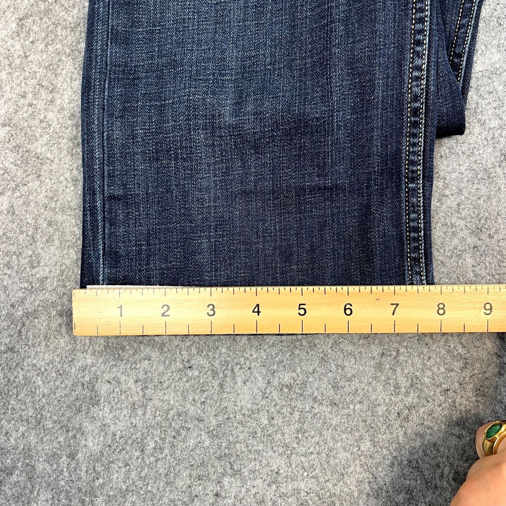 Replay Replay Jeans Regular Straight 31 34 Dark Blue 100% Cotton Mens Size US 31 - 3 Thumbnail