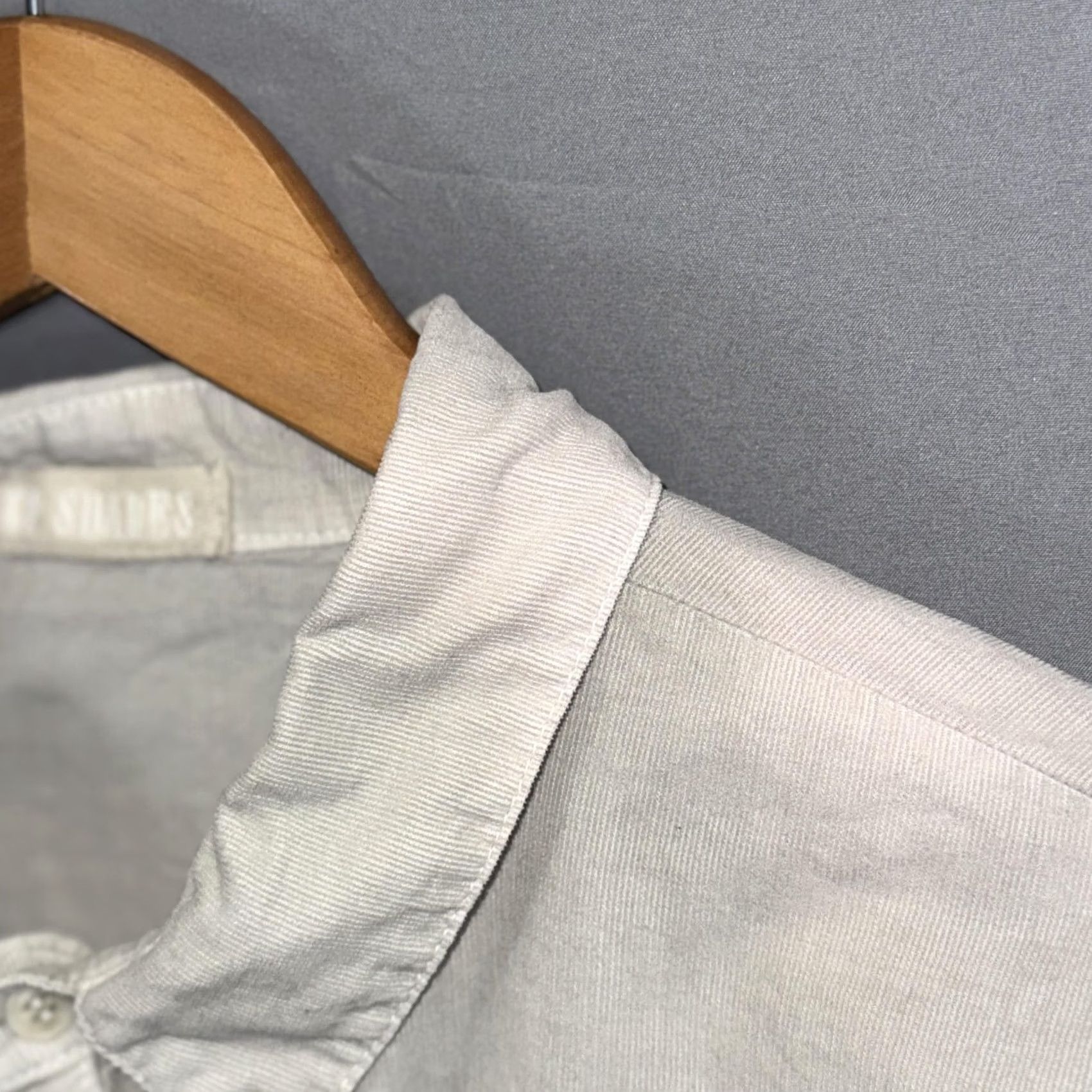 Vintage VINTAGE CP Shades Shirt Womens XL Light Gray Button-Down Long Sleeve Cotton Made in USA Size XL / US 12-14 / IT 48-50 - 4 Thumbnail