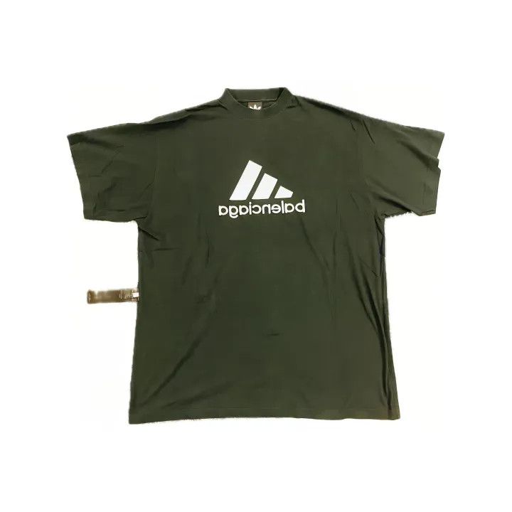 Balenciaga Balenciaga x adidas Originals Embroidered T-Shirt Size US L / EU 52-54 / 3 - 1 Thumbnail