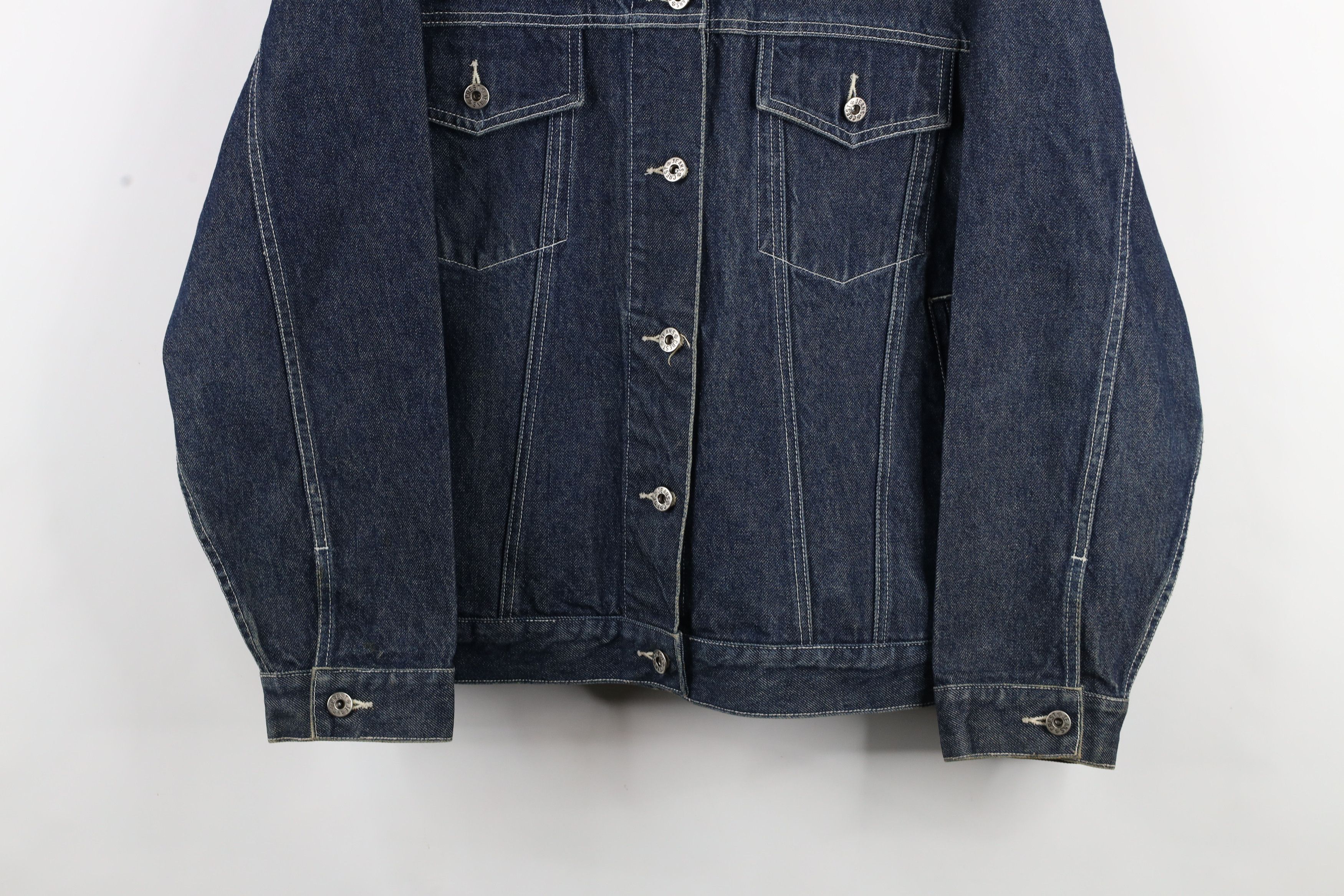 Vintage Vintage 90s Y2K Streetwear Baggy Denim Jean Trucker Jacket Size XL / US 12-14 / IT 48-50 - 3 Thumbnail