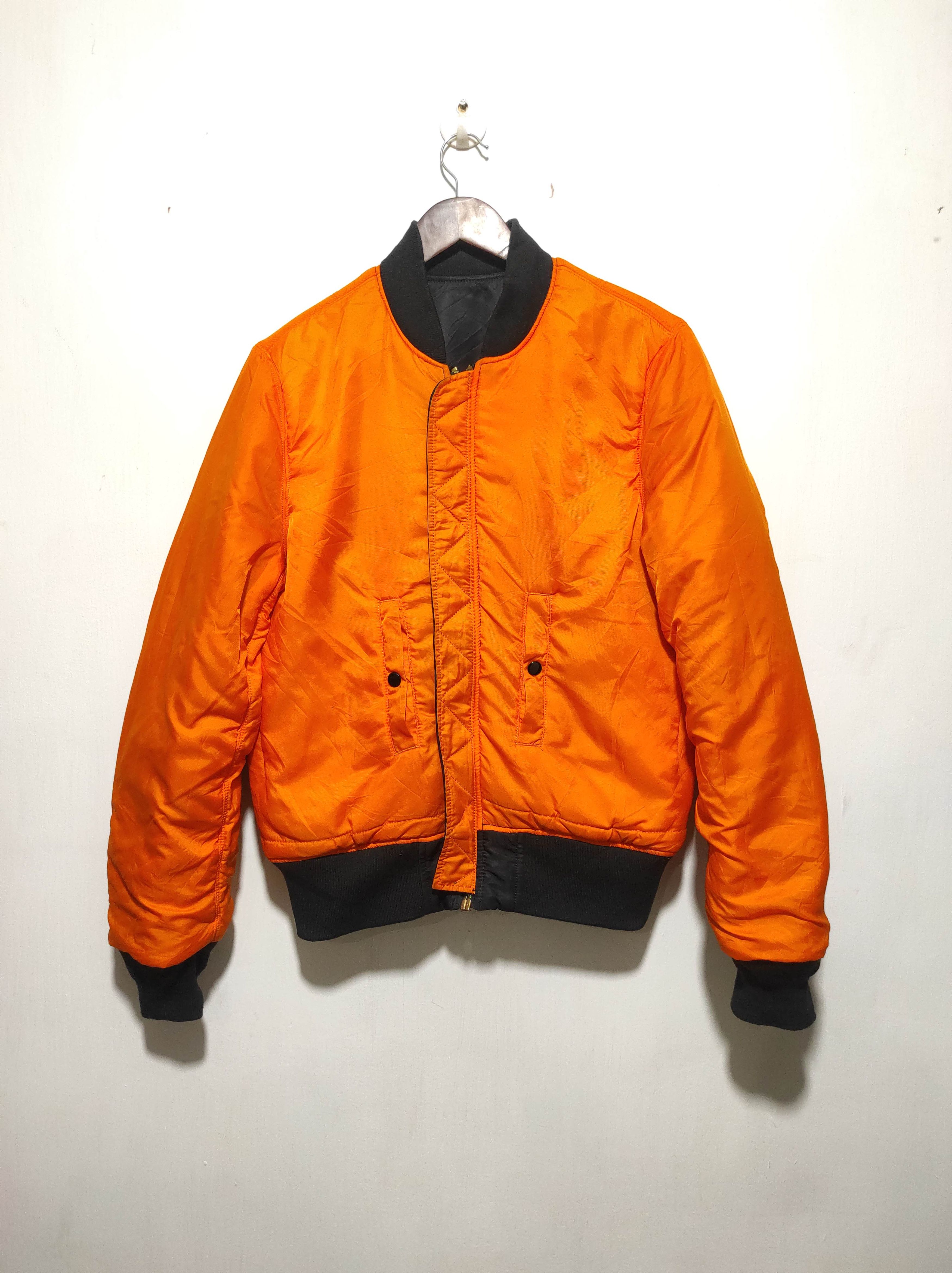 Alpha Industries Vintage Alpha Industries Riversible MA-1 Bomber Jacket Black Size US L / EU 52-54 / 3 - 14 Thumbnail