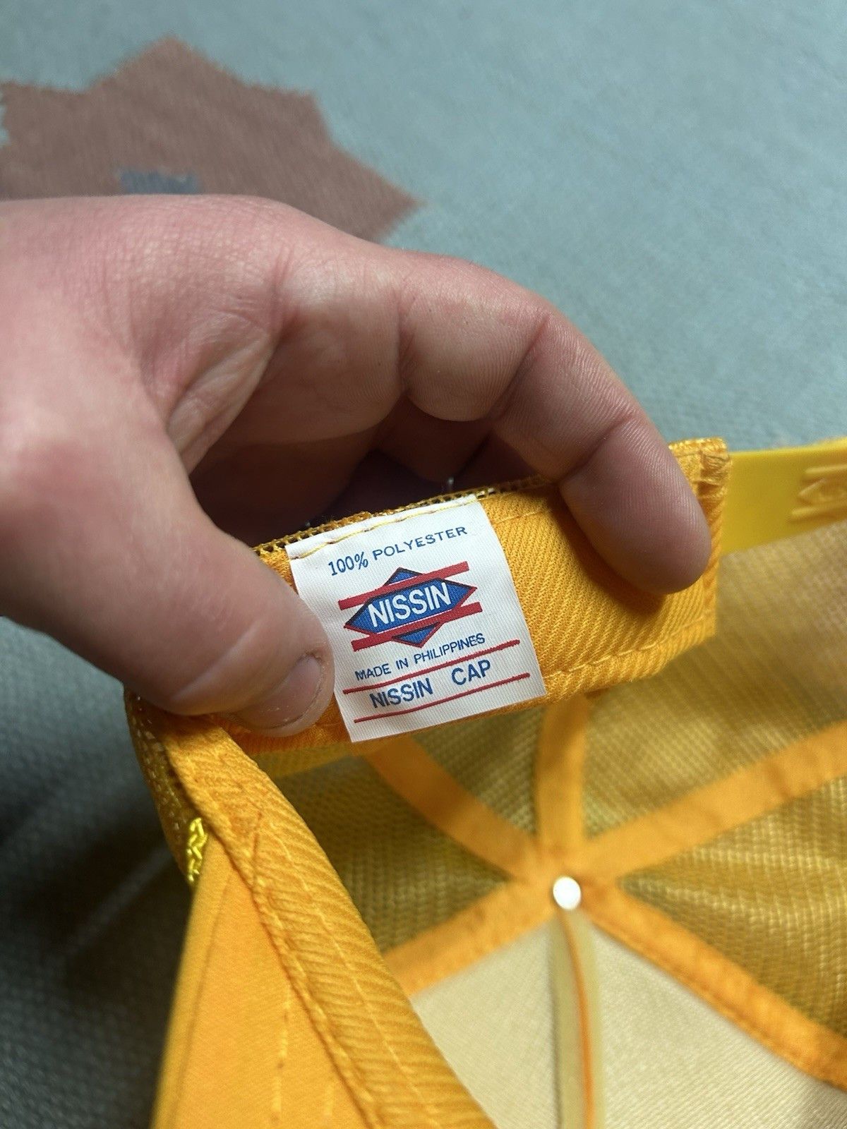 Vintage trucker hat Tri City public auto auction bay city Michigan Size ONE SIZE - 7 Thumbnail