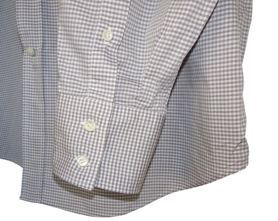 Brunello Cucinelli BRUNELLO CUCINELLI GINGHAM PLAID COTTON SHIRT Size US XXL / EU 58 / 5 - 4 Thumbnail
