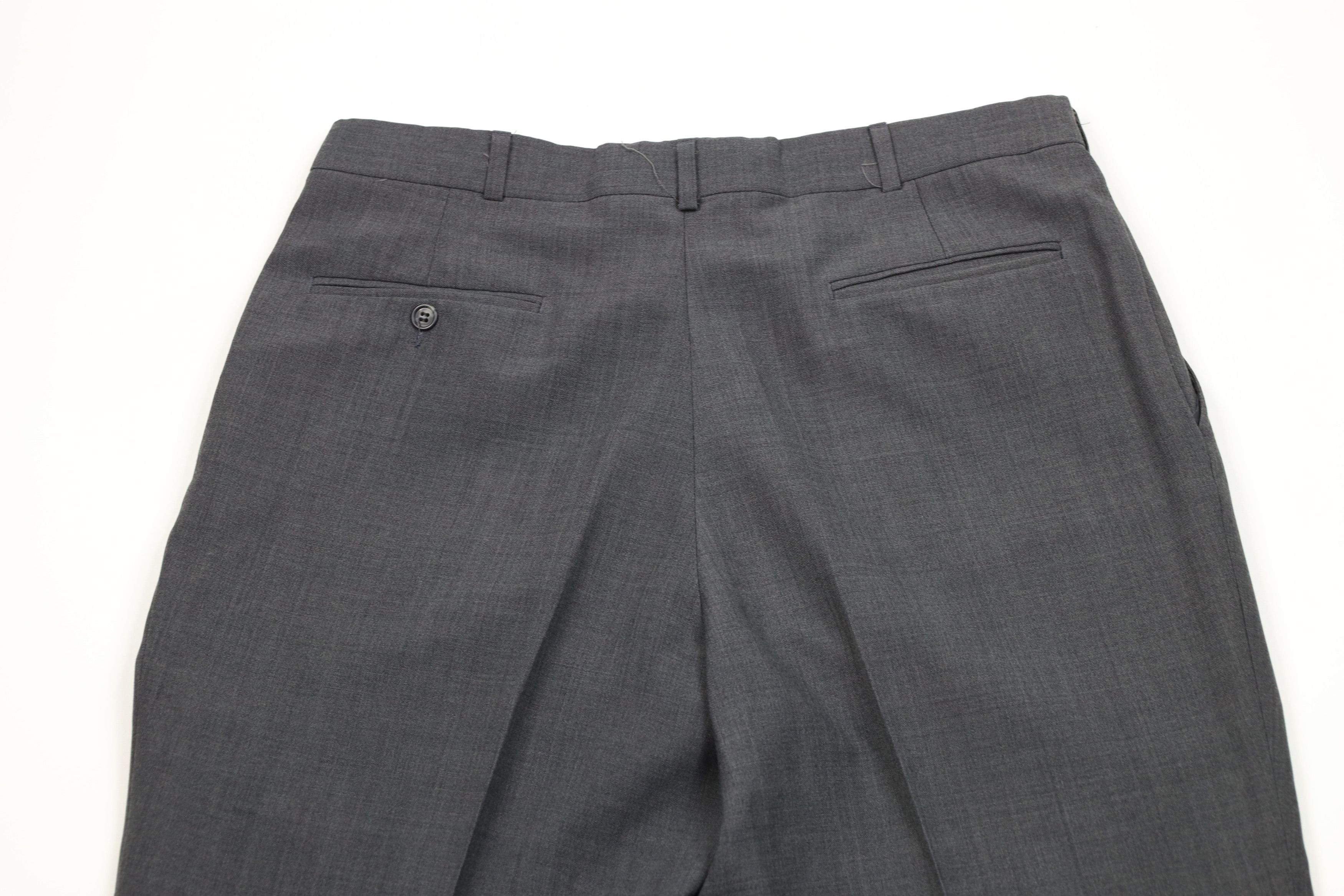 Vintage Vintage 70s Streetwear Wide Leg Chino Pants Gray USA Size US 34 / EU 50 - 11 Thumbnail